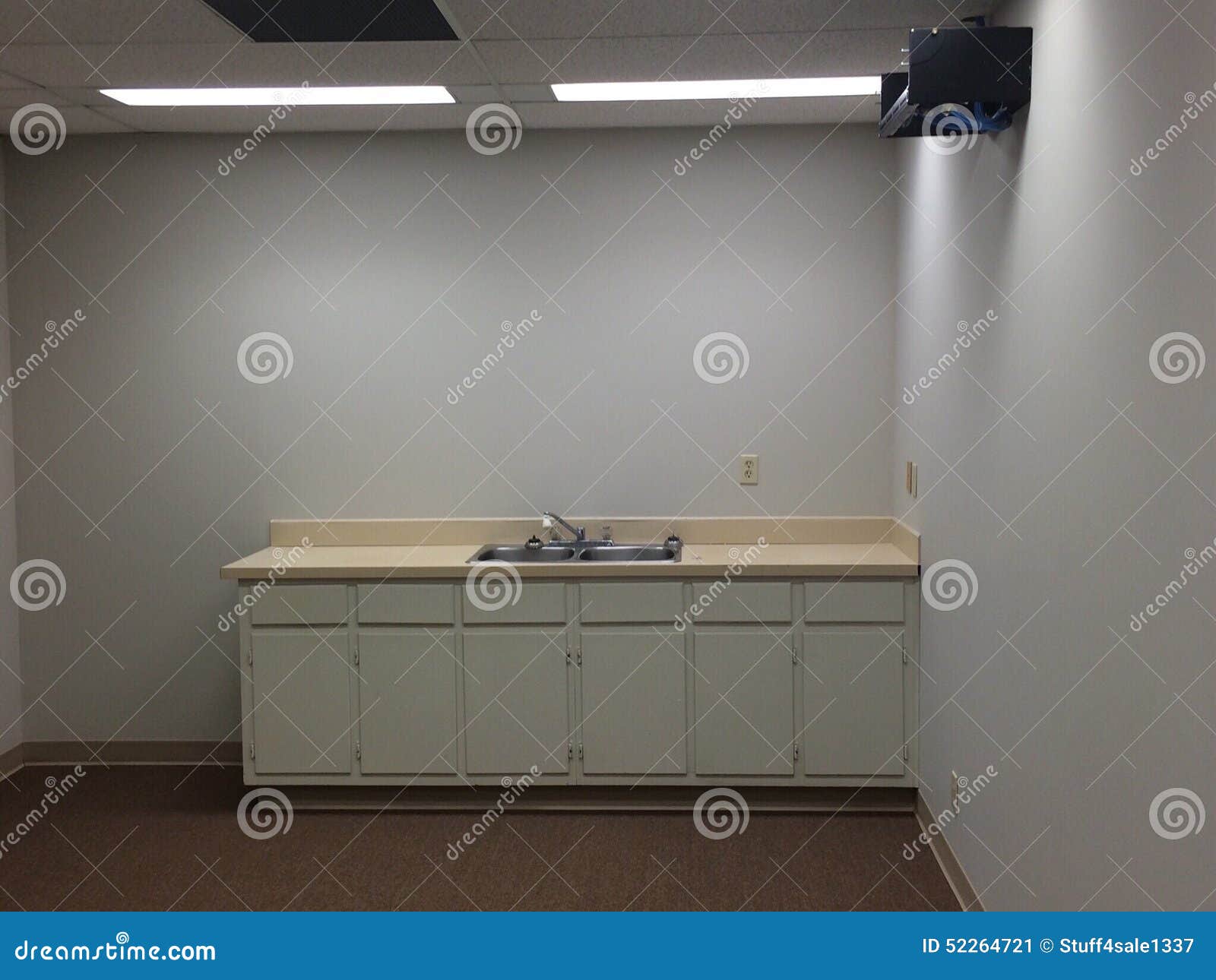Office kitchen counter stock image. Image of kitchen 52264721