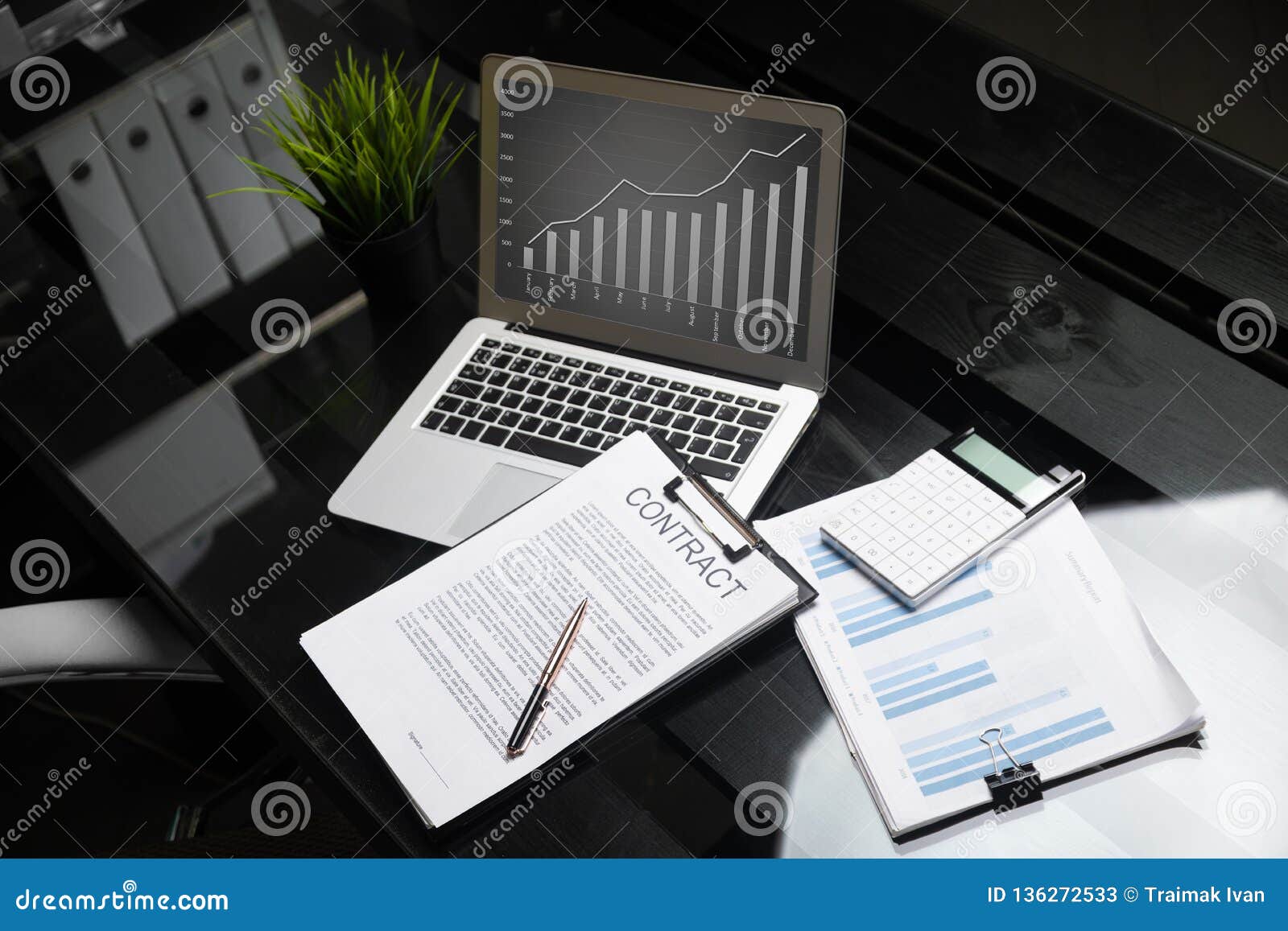 office life, paperwork, client contract, business agreement concept