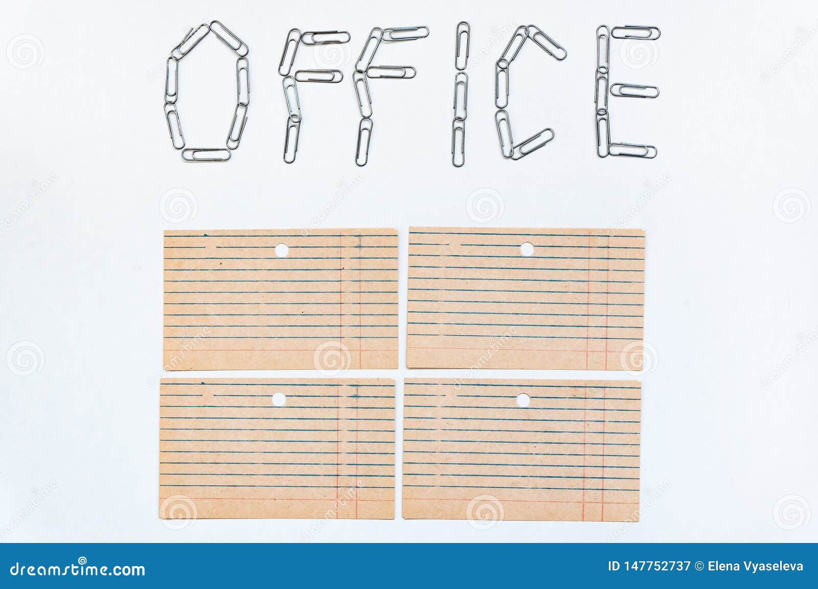 Office Object The Word Office Faded On A White Background With