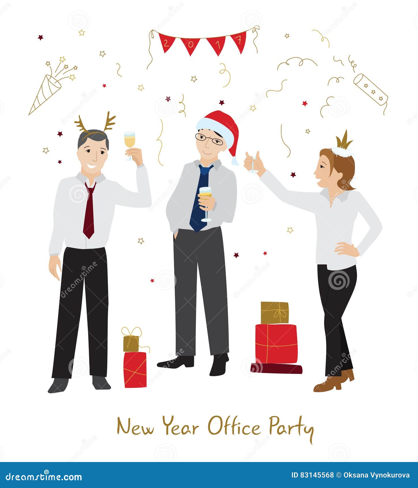 Office Party Vector Illustration Flat Style Stock Vector - Illustration ... Funny Party Time Images