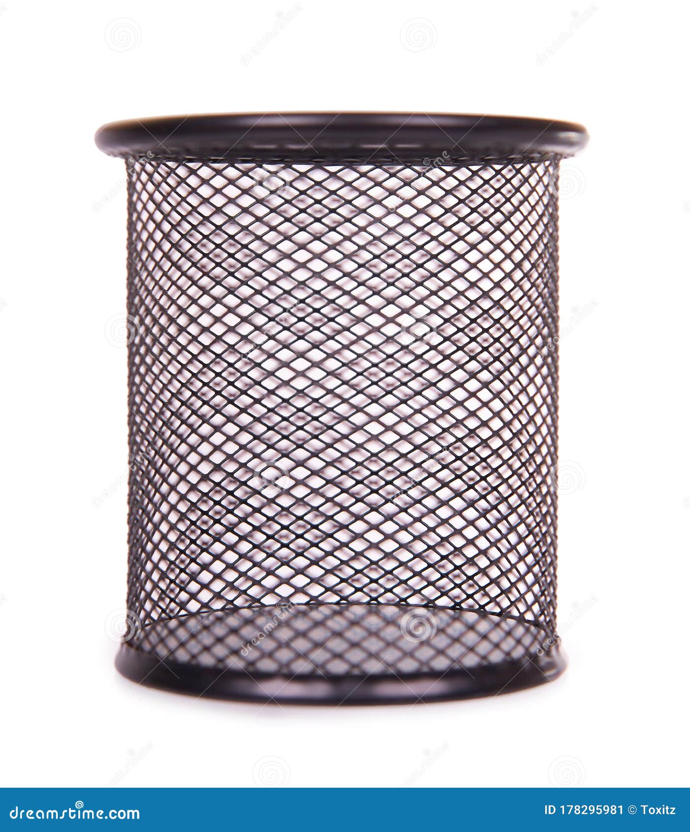 Office Pen and Pencil Holder Stock Image Image of education, basket