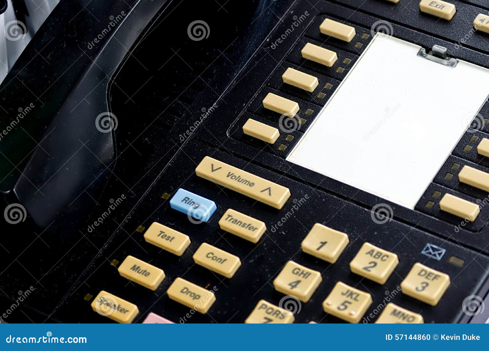 Office Phone stock photo. Image of analog, buttons, numbers 57144860