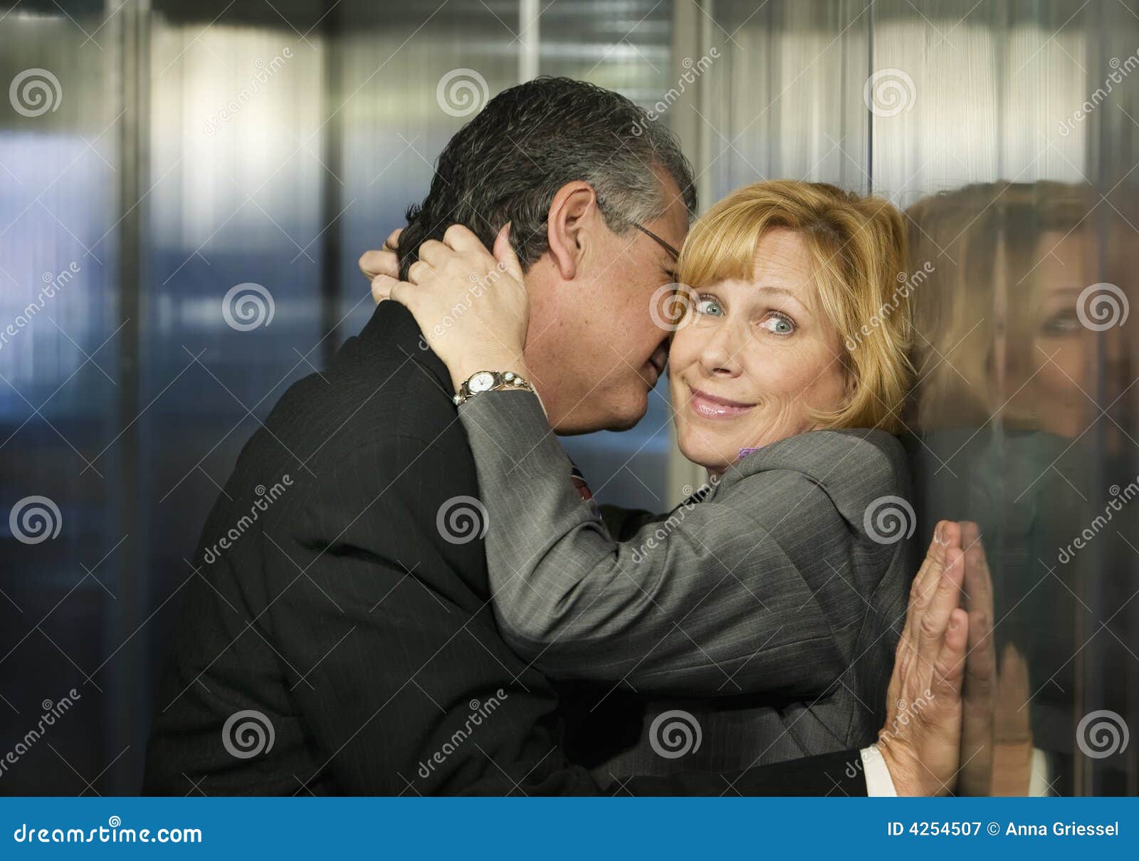 Office Romance stock image. Image of business, yuppies - 4254507