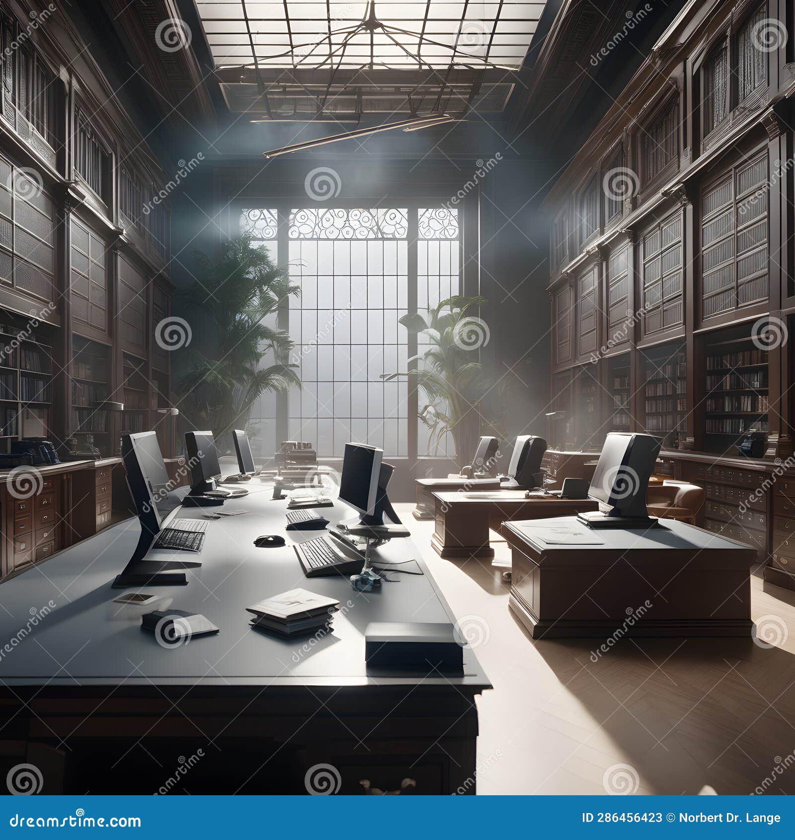 Office Space with Furniture, AIImages Stock Image Image of furniture