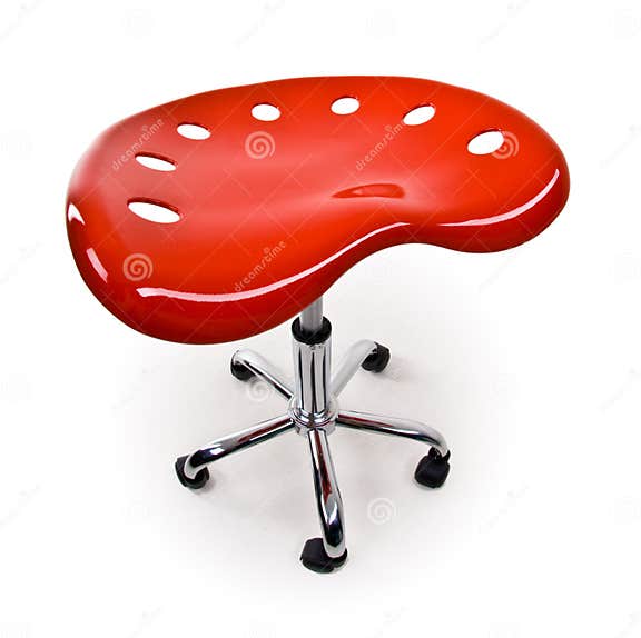 Office stool on wheels stock image. Image of furnishings - 4945915