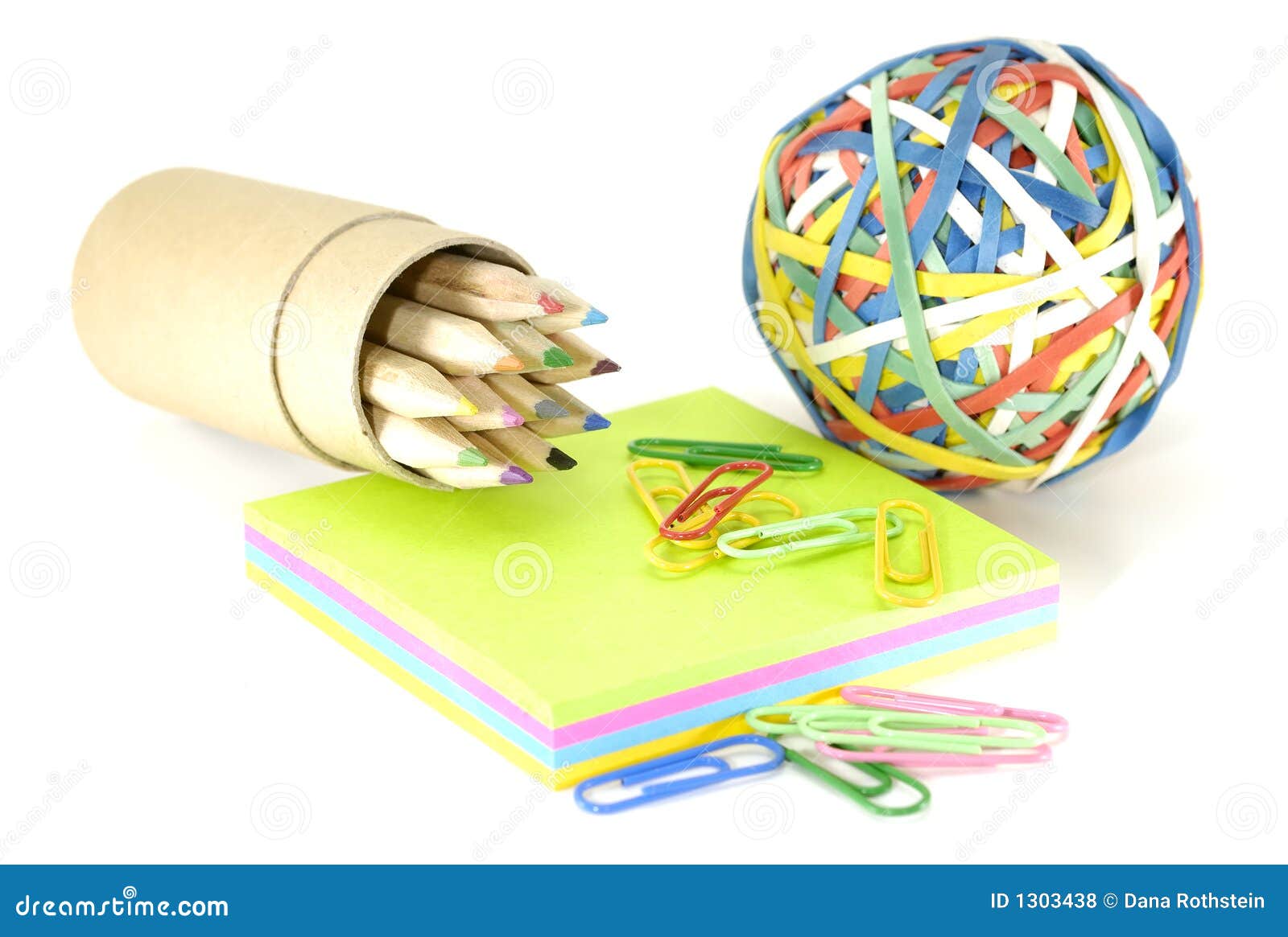 Office Supplies stock photo. Image of desk, items, pencils 1303438