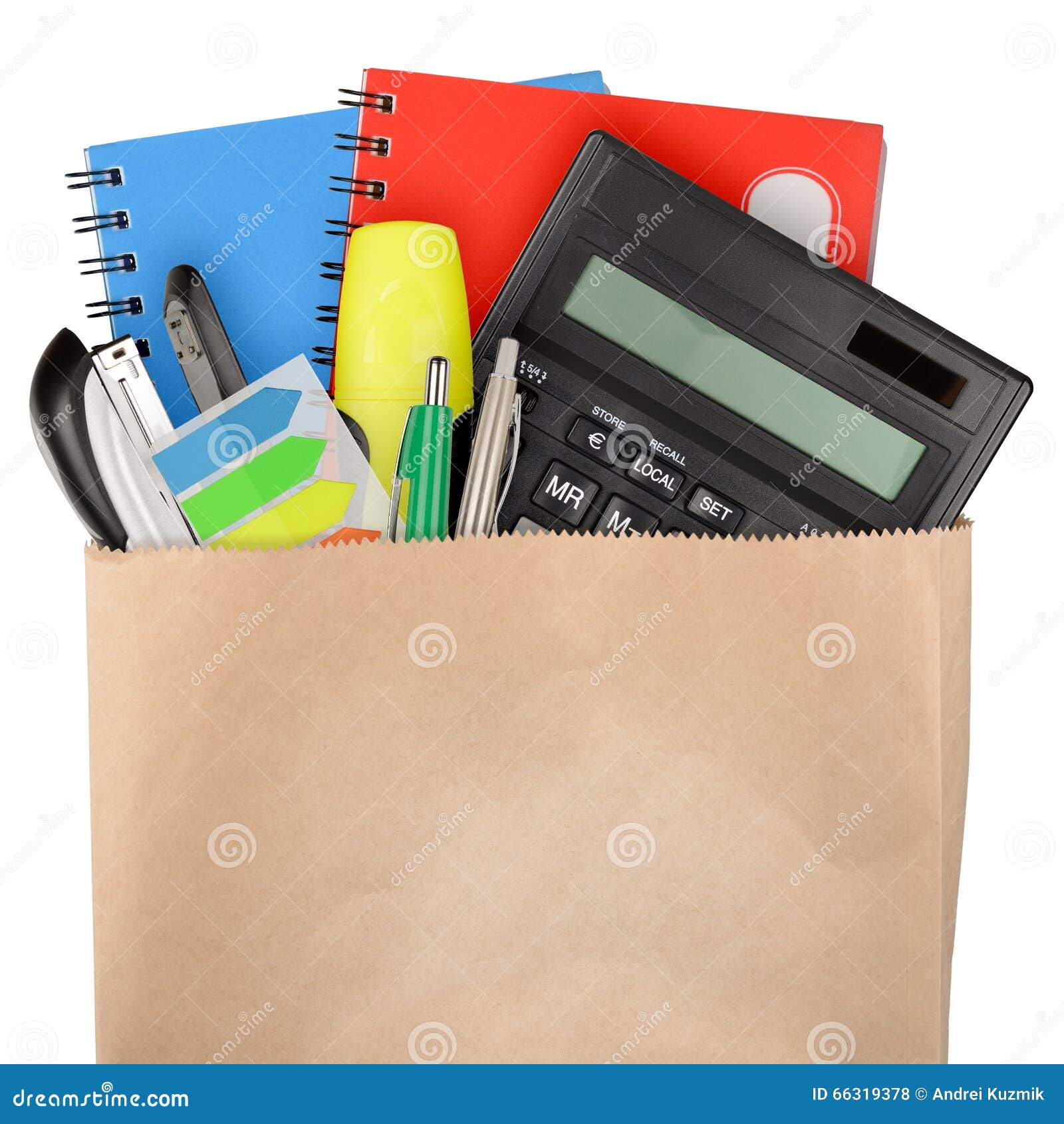 Office supplies stock photo. Image of package, business 66319378