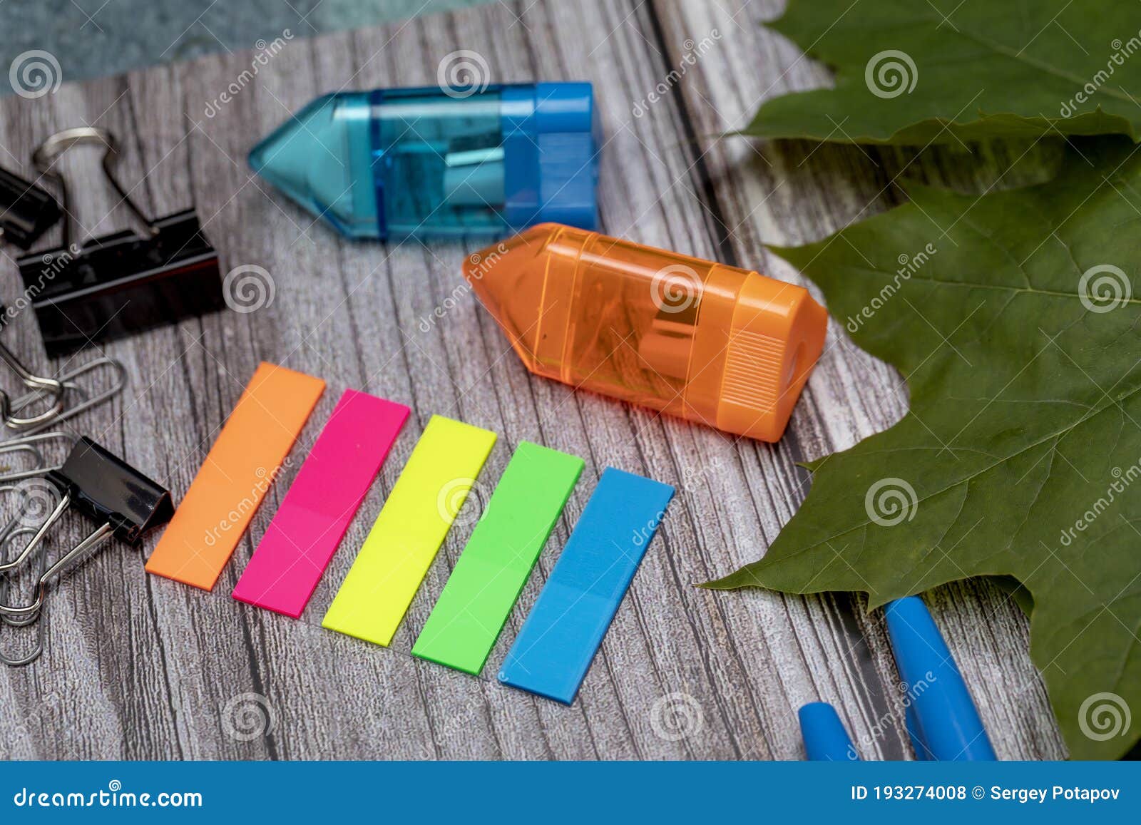 Office Supplies or Supplies for School and University Study on the