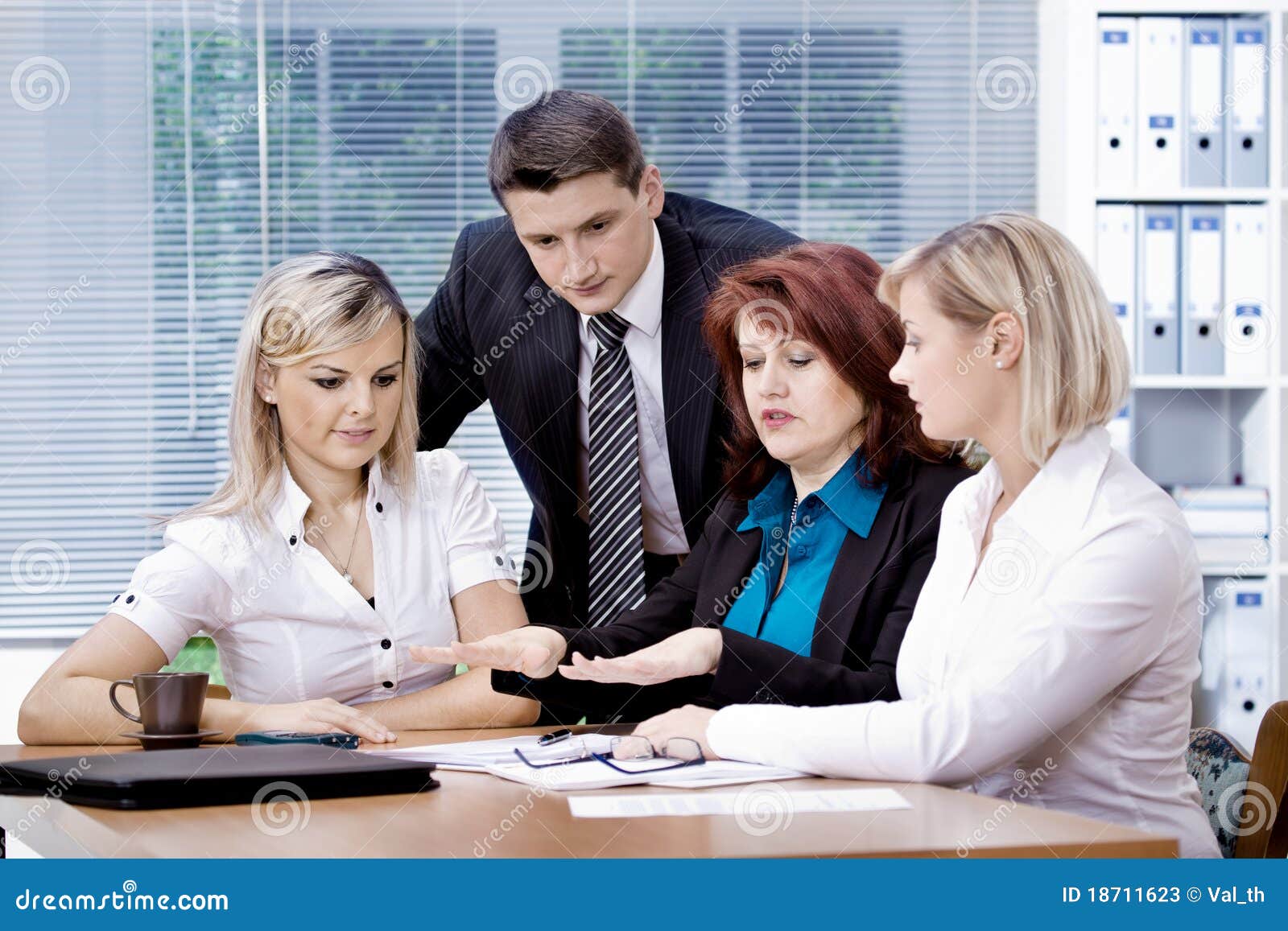 Office team stock image. Image of communications, people 18711623