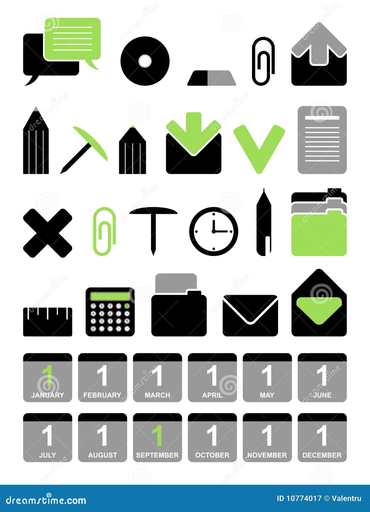 Office vector icon stock vector. Illustration of multimedia - 10774017