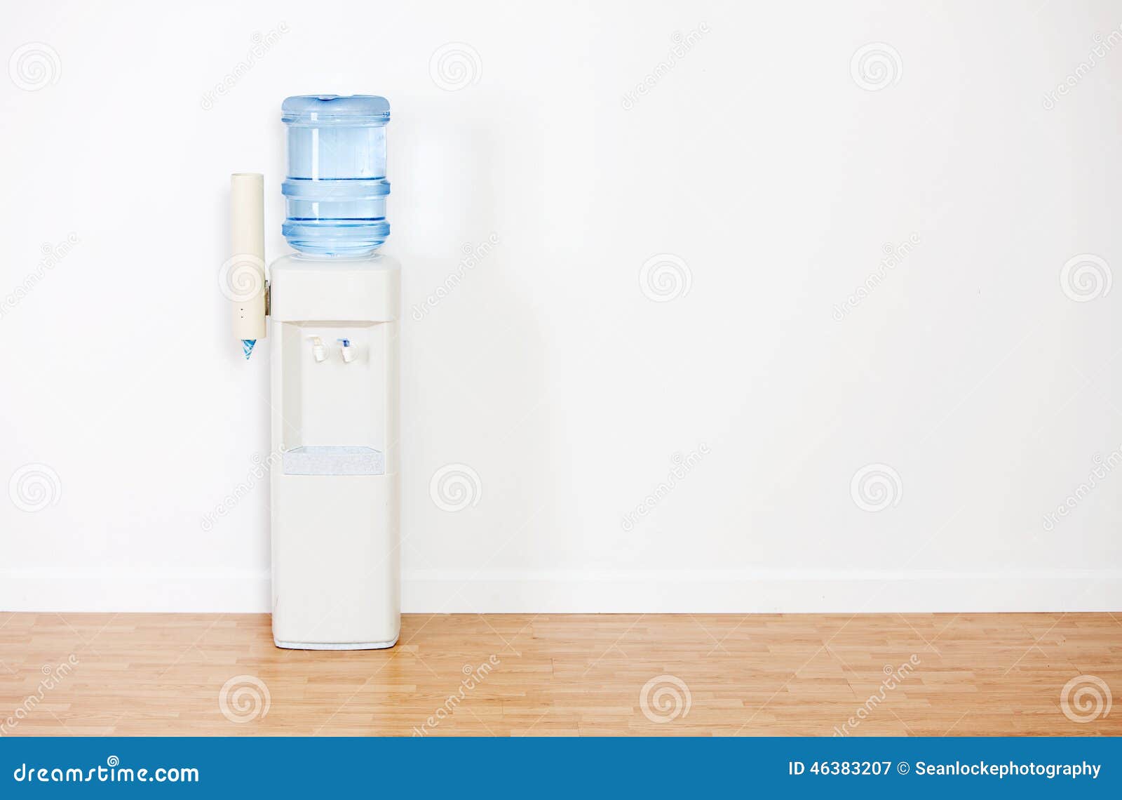 Office Water Cooler stock image. Image of wall, cooler 46383207