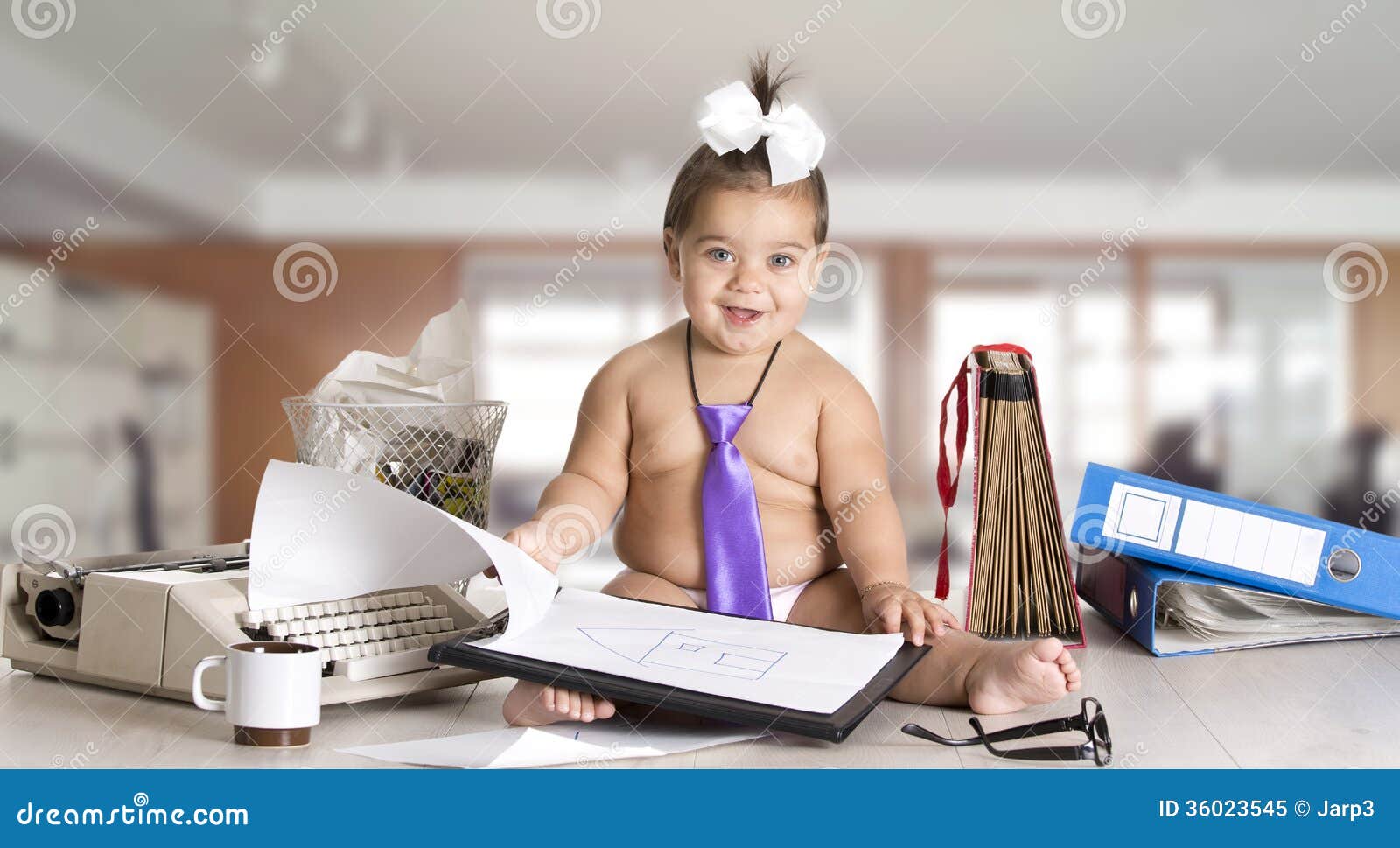 Office work baby stock image. Image of work, baby, child - 36023545