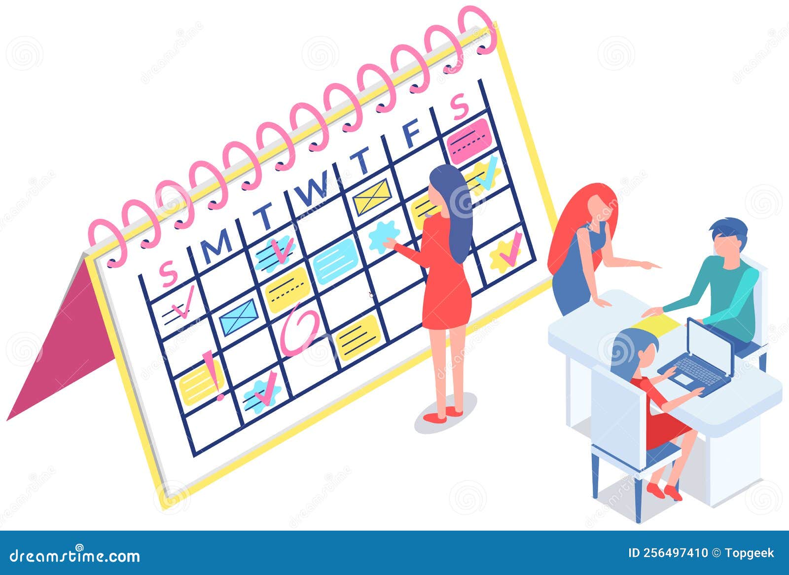 Office Workers. Coworkers. Colleagues Discuss Project Teamwork. Office