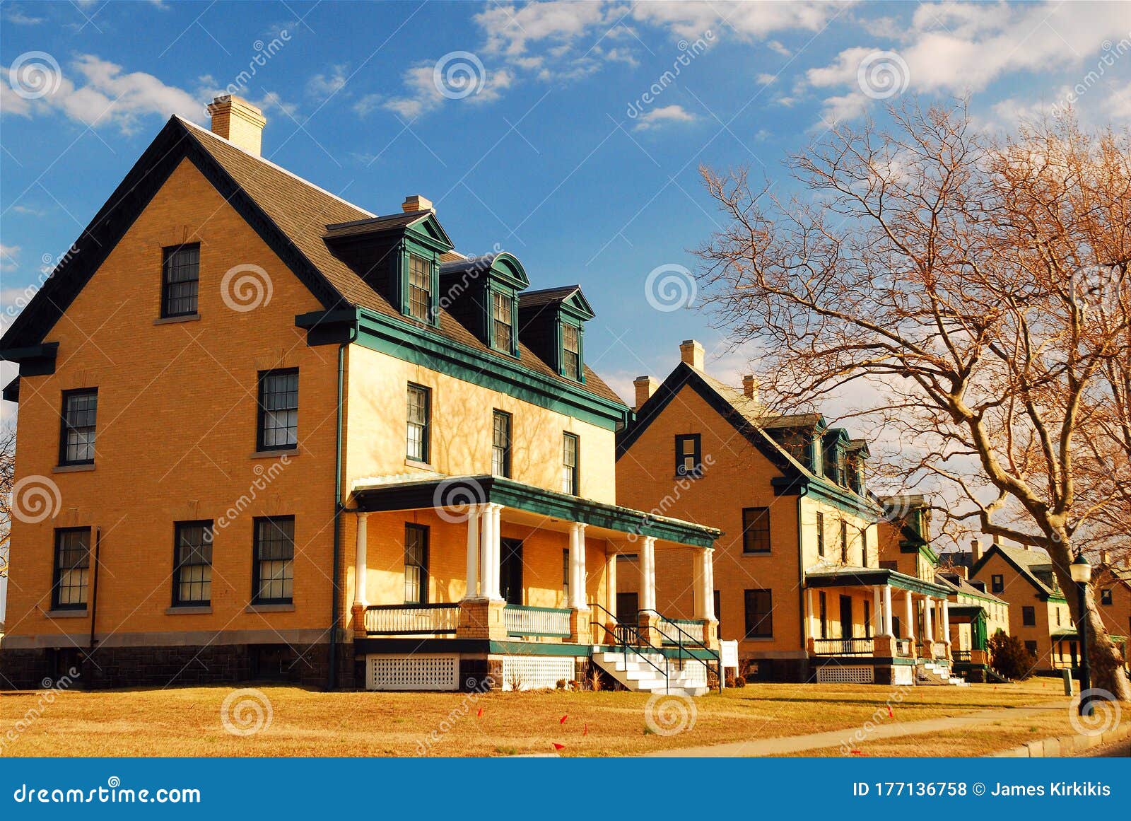 Officers Row, Sandy Hook, NJ Editorial Stock Photo Image of jersey