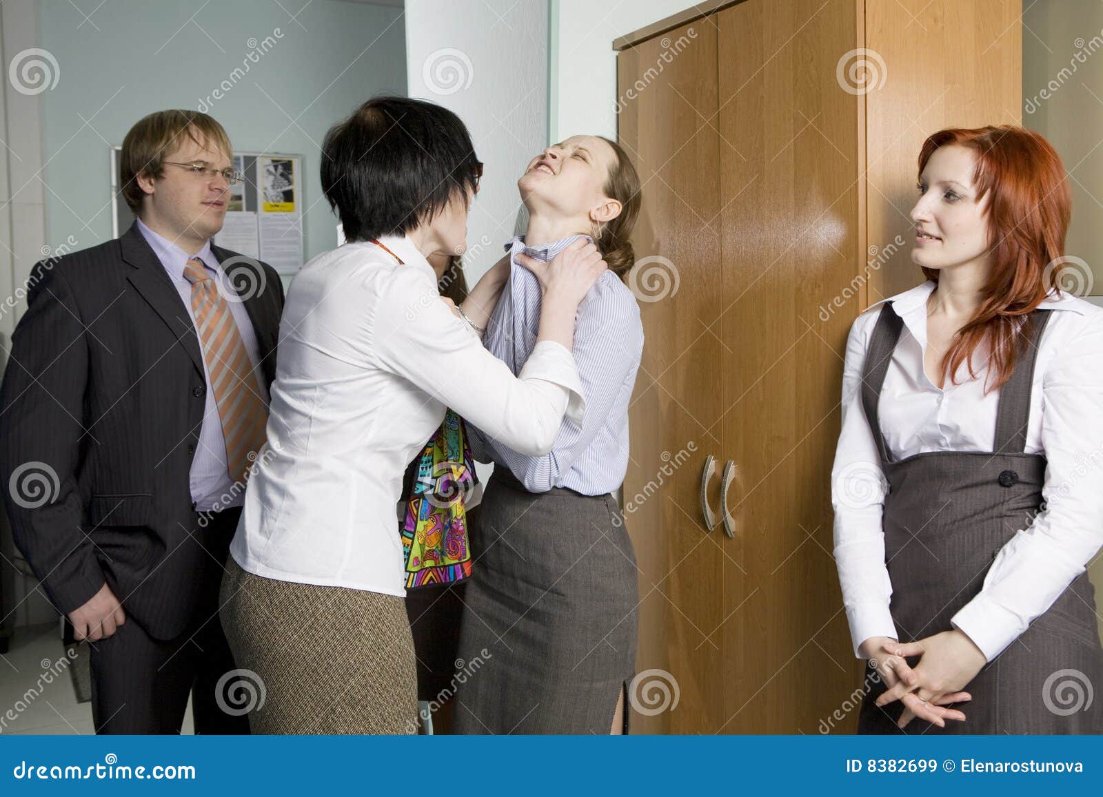 Offices`s fight stock image. Image of colleague, office 8382699