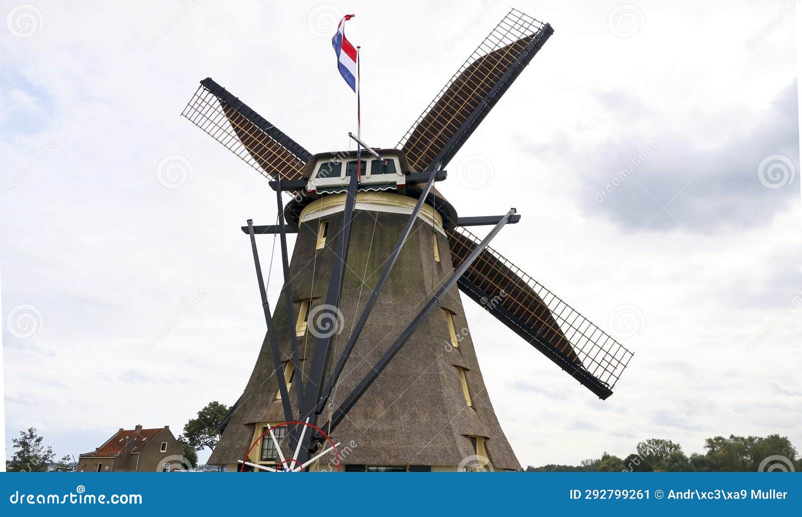 official commissioning of eendrachtmolen windmill after extensive renovation in zevenhuizen