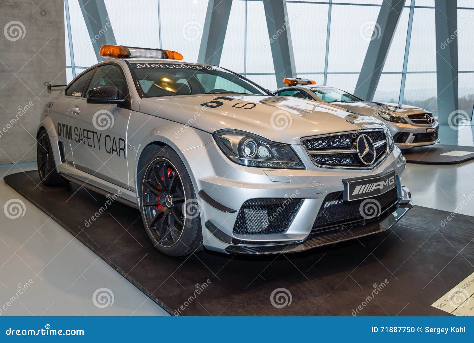 Official Dtm Safery Car Mercedes Benz C63 Amg Coupe 12 Editorial Image Image Of Transport Auto