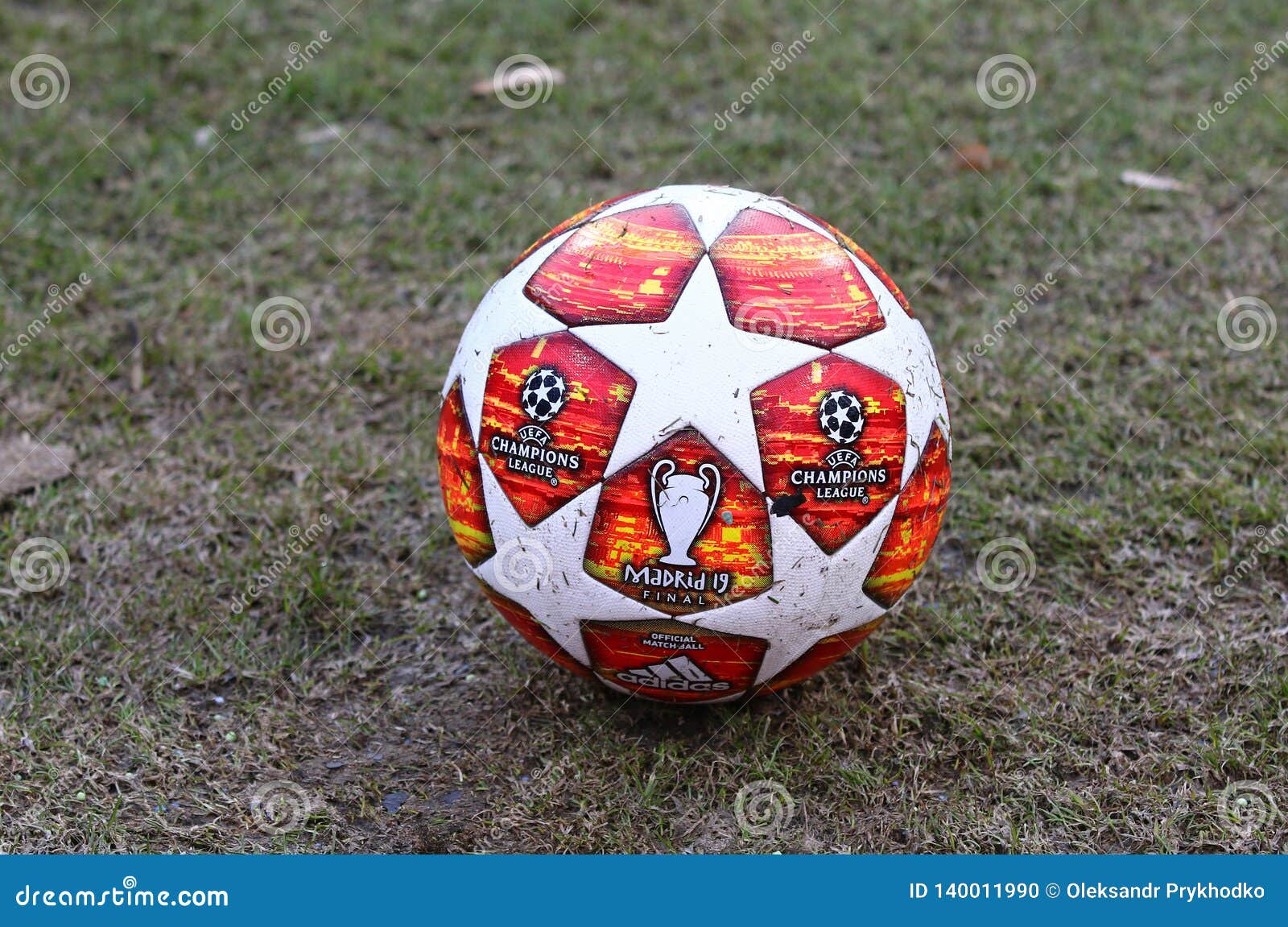 Official Match Ball of UEFA Champions League 2019 Madrid Final Editorial  Image - Image of champions, grass: 140011990