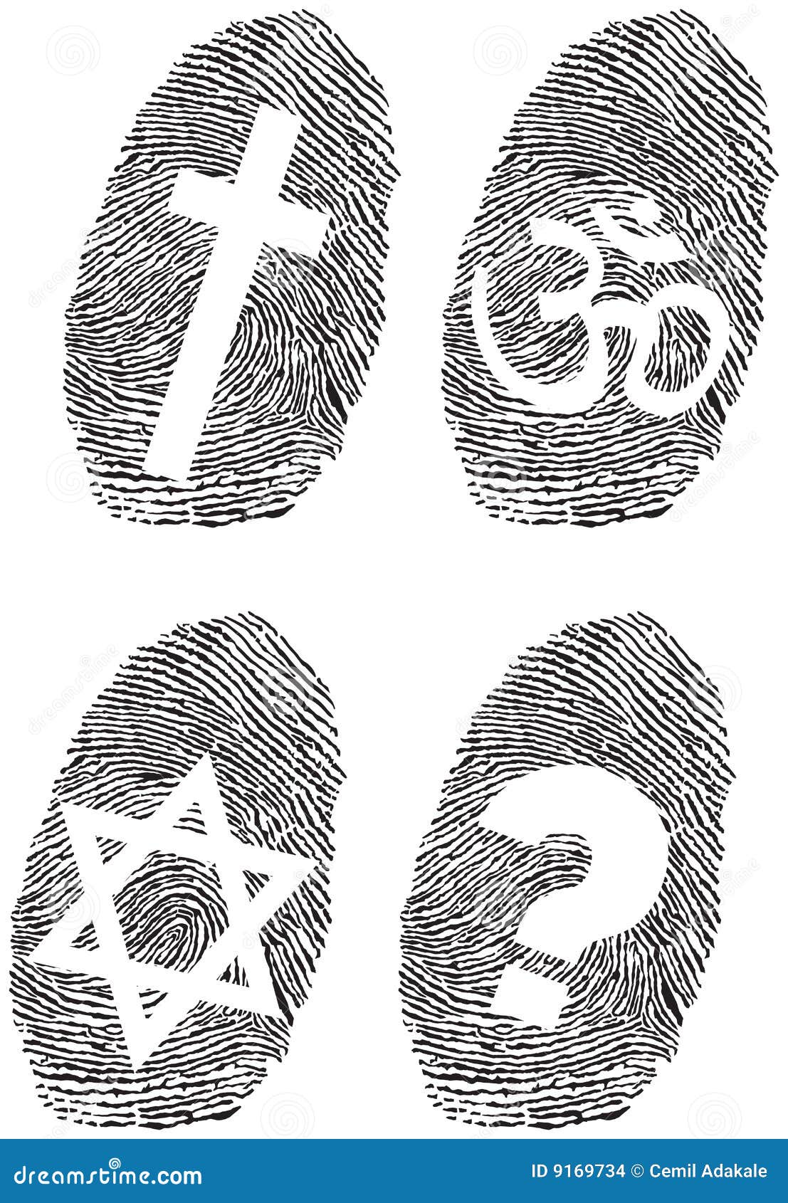 official religion and fingerprint