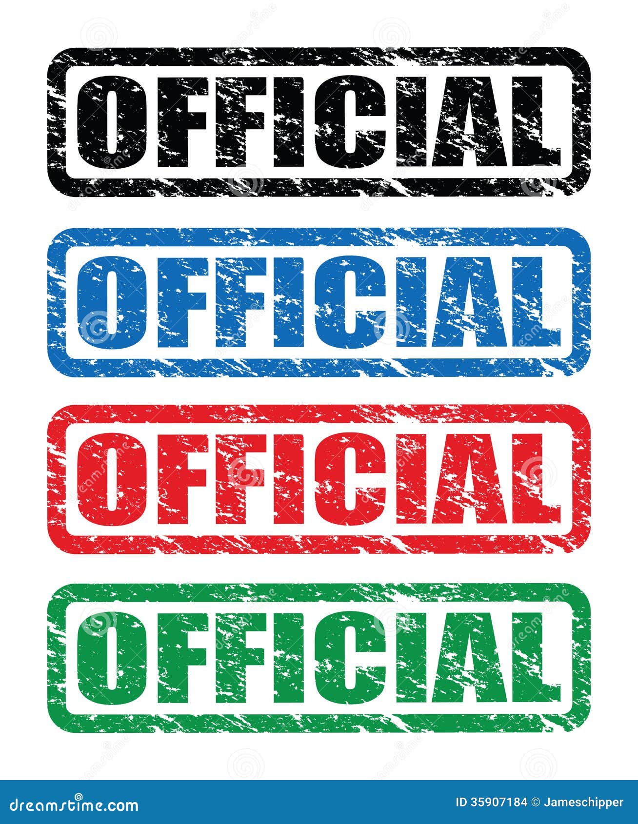 Official stamps stock vector. Illustration of blue, official - 35907184