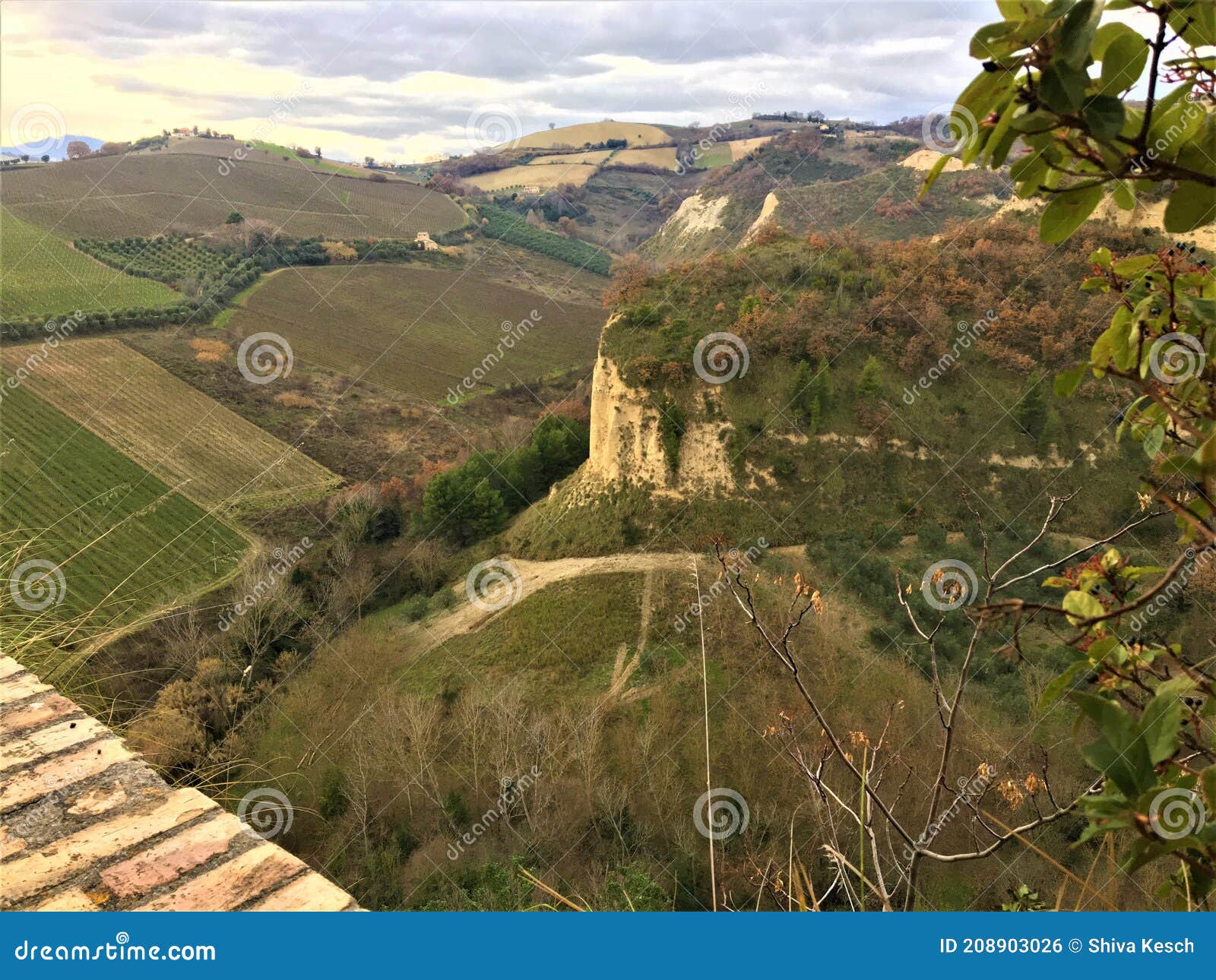 offida town in marche region, italy. art, history, tourism and splendid view