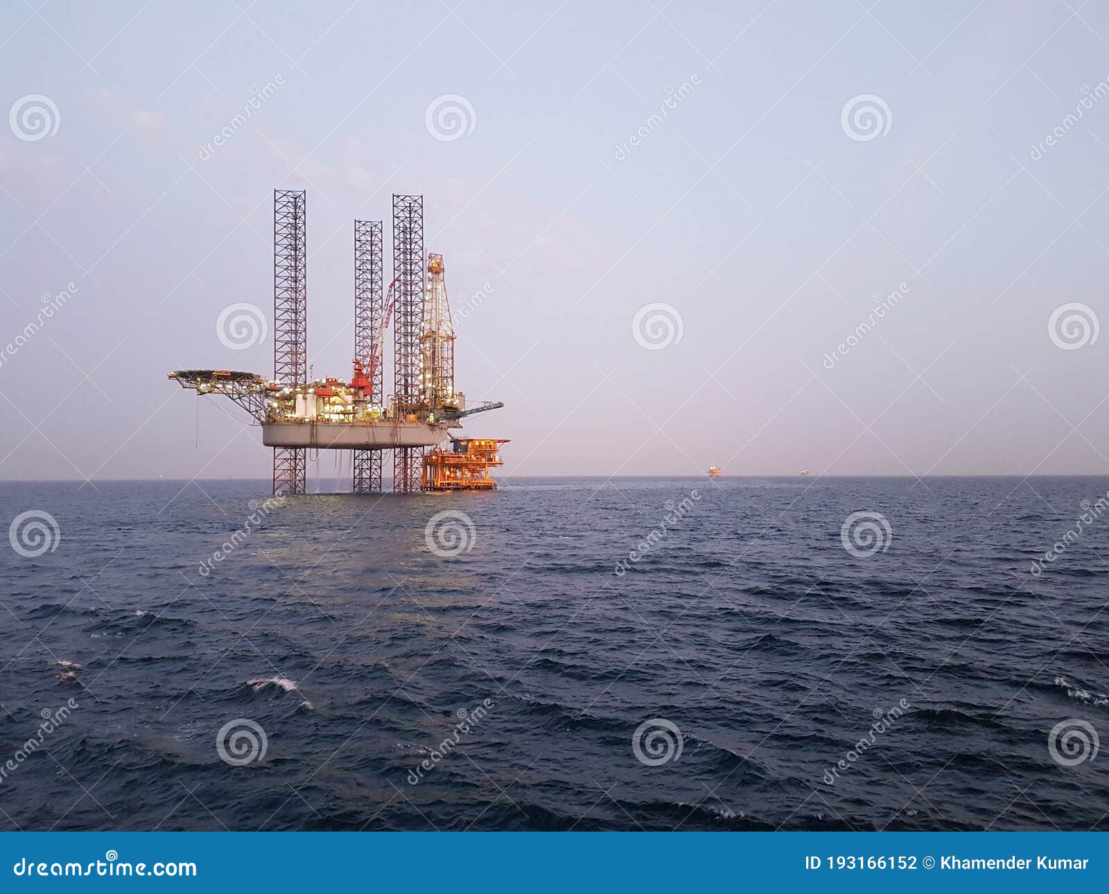 Offshore Drilling Rig Image Wallpaper For Mobile And Desktop Stock