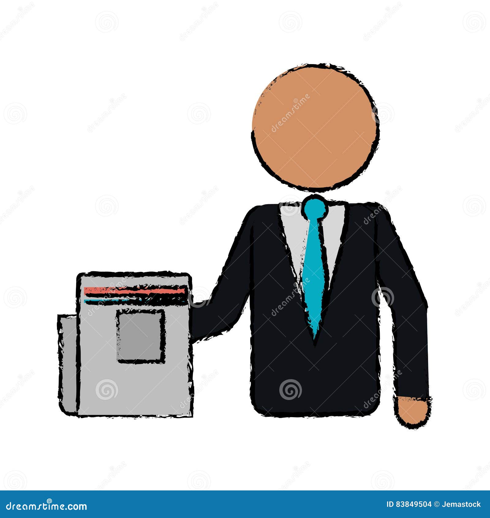Oficina Del Trabajo Del Documento Del Hombre De Negocios Del Dibujo Ilustración del Vector - Ilustración de vector, empleado: 83849504 Oficina Del Trabajo Del Documento Del Hombre De Negocios Del Dibujo Ilustración del Vector - Ilustración de vector, empleado: 83849504