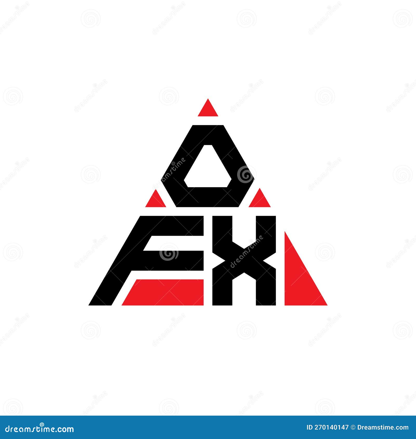ofw triangle letter logo  with triangle . ofw triangle logo  monogram. ofw triangle  logo template with red
