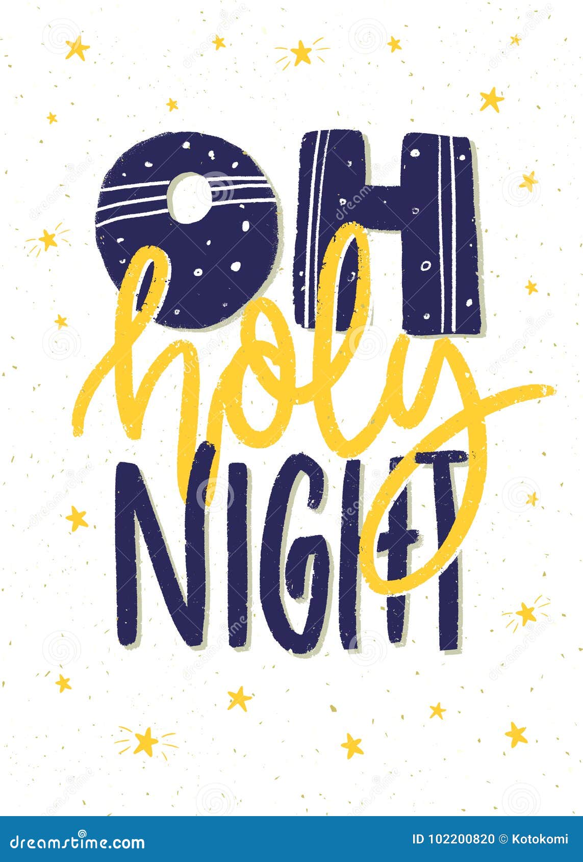 Church Banner - Bright Holy Night - O Holy Night