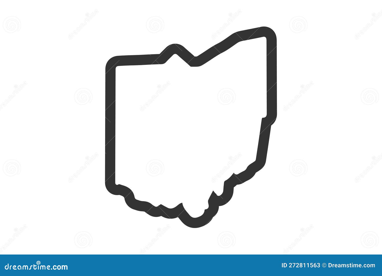Ohio Outline Tattoo with Script - wide 4
