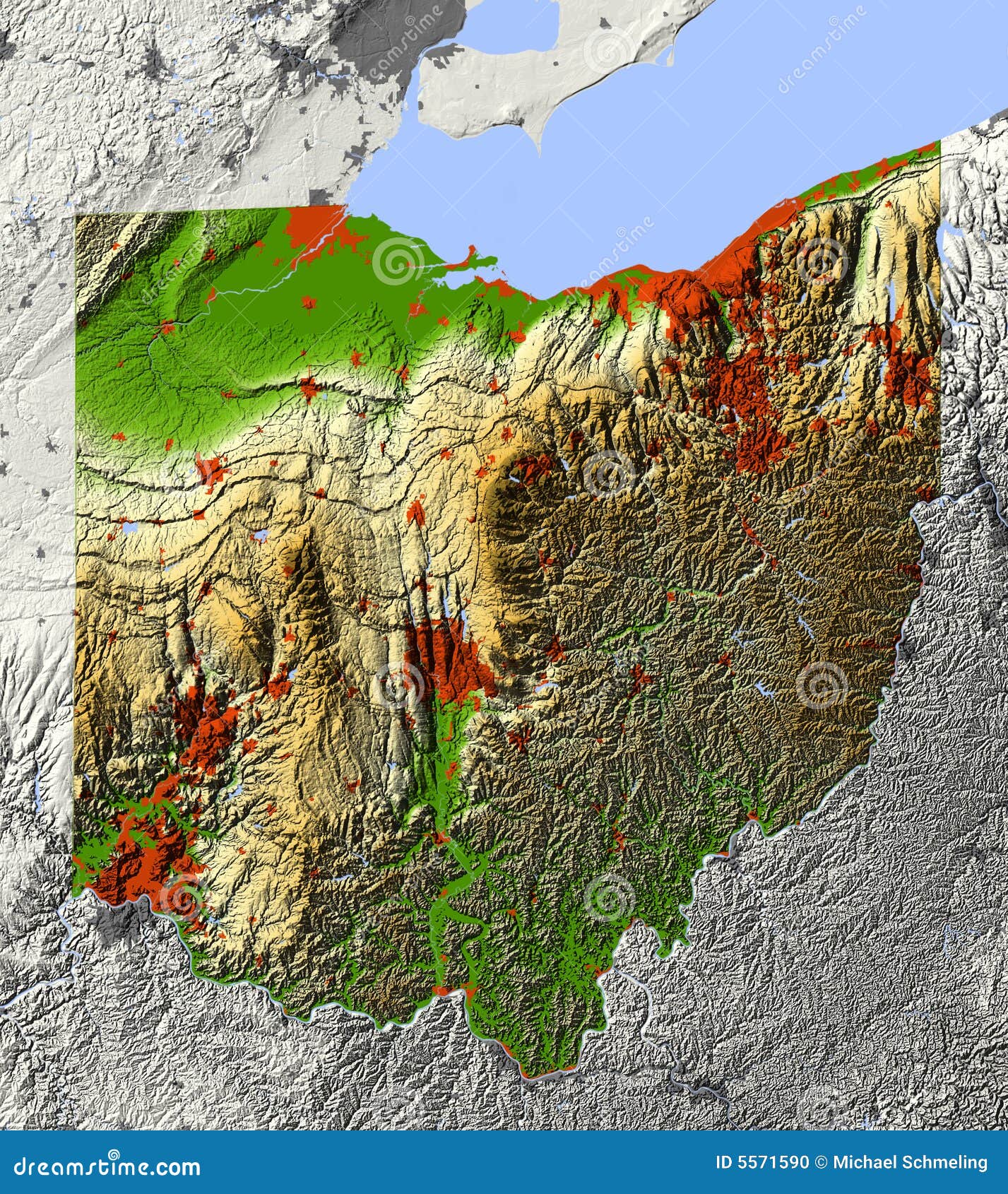 Us Map Cincinnati Ohio