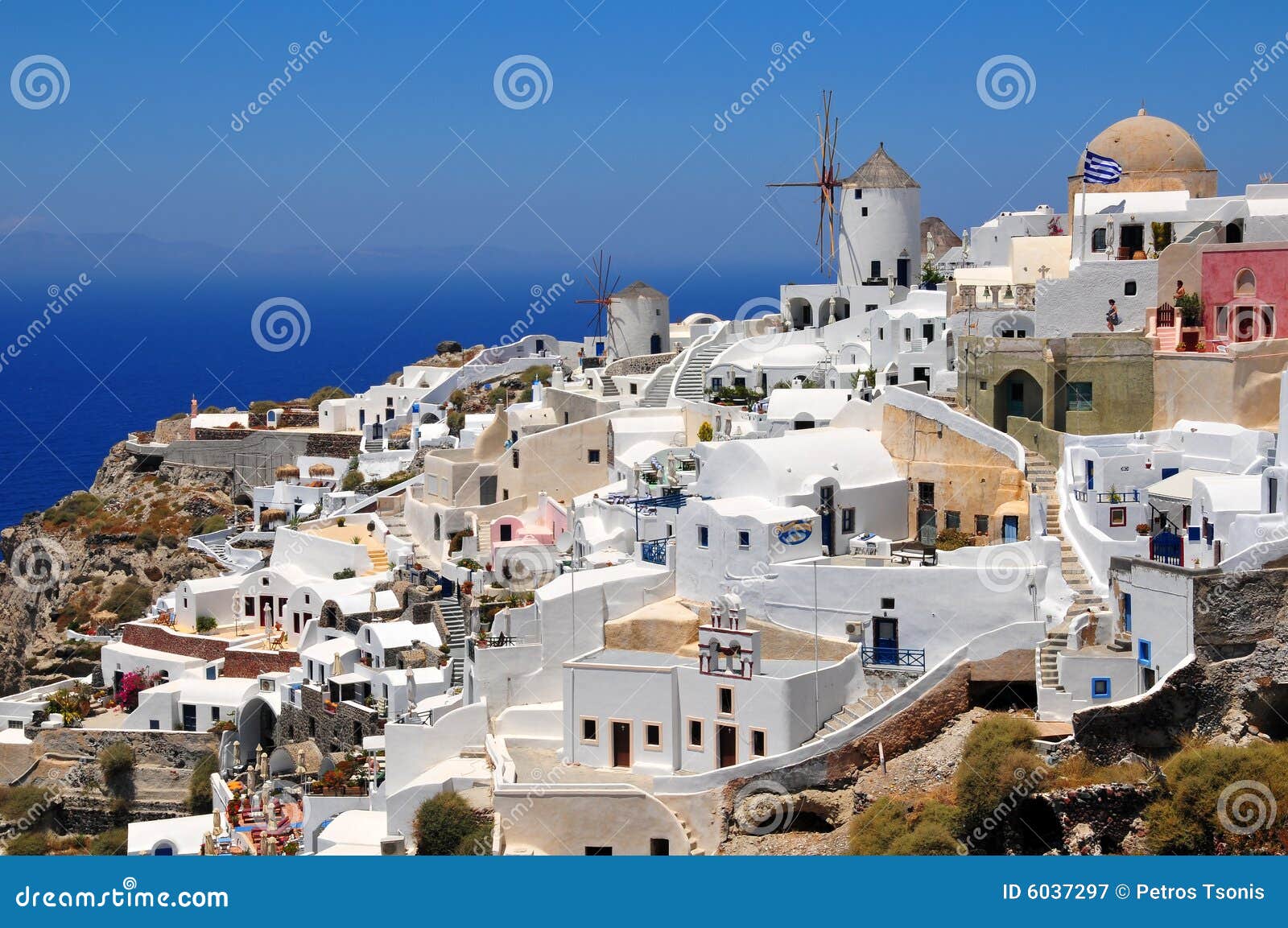 oia village, santorini island, greece
