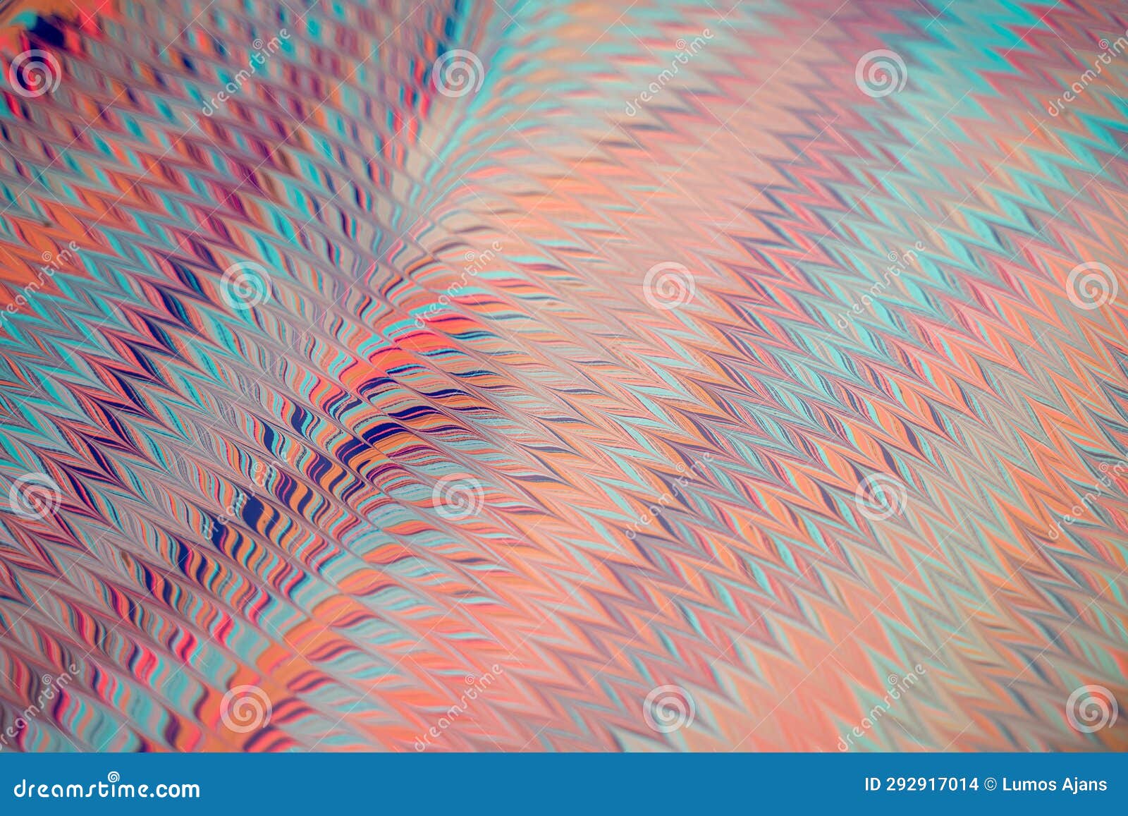 Oilbased Inks in a Tank of Water Being Prepared for Marbling. Stock