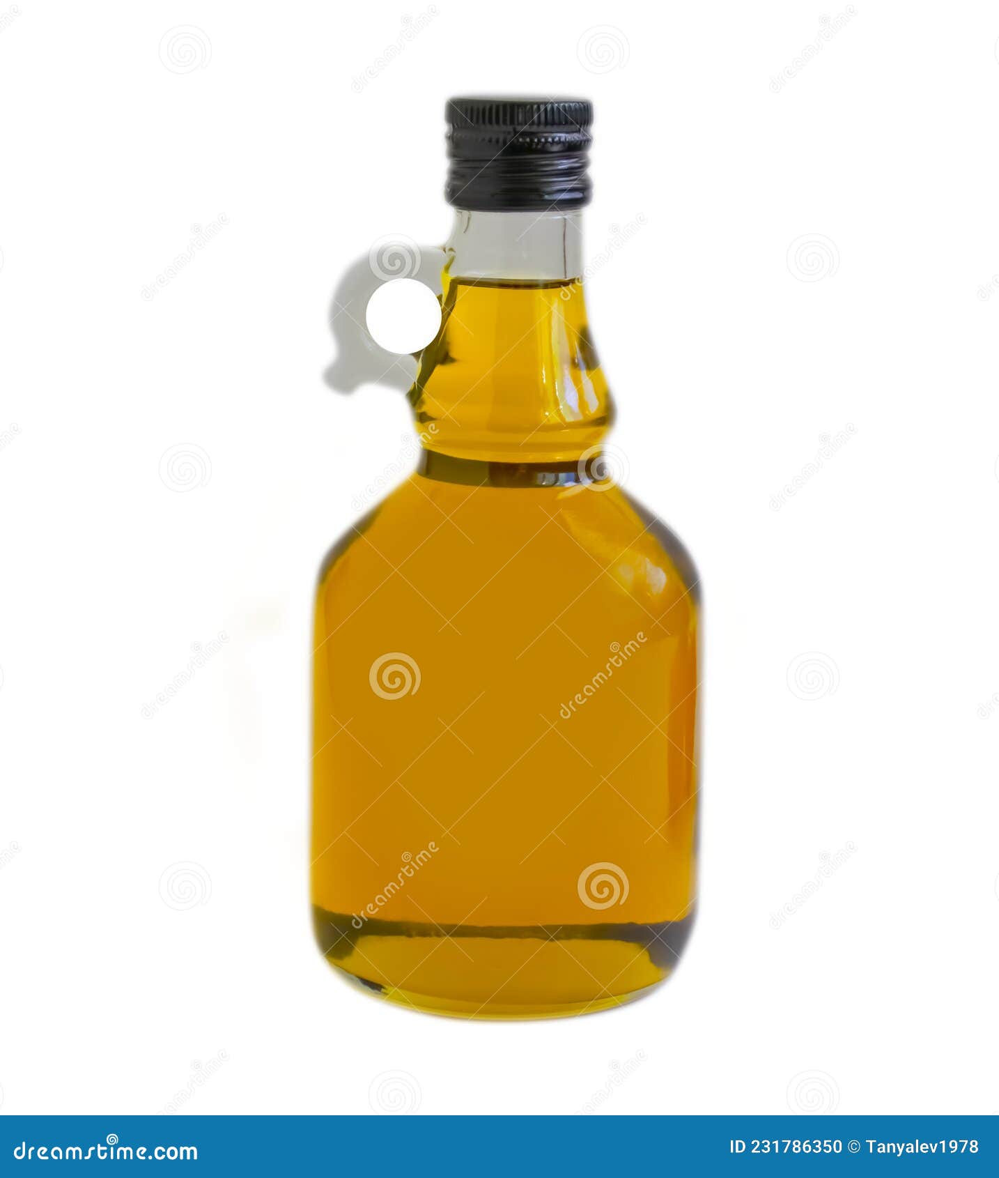 oil bottle  on white backgroundn vegetarian