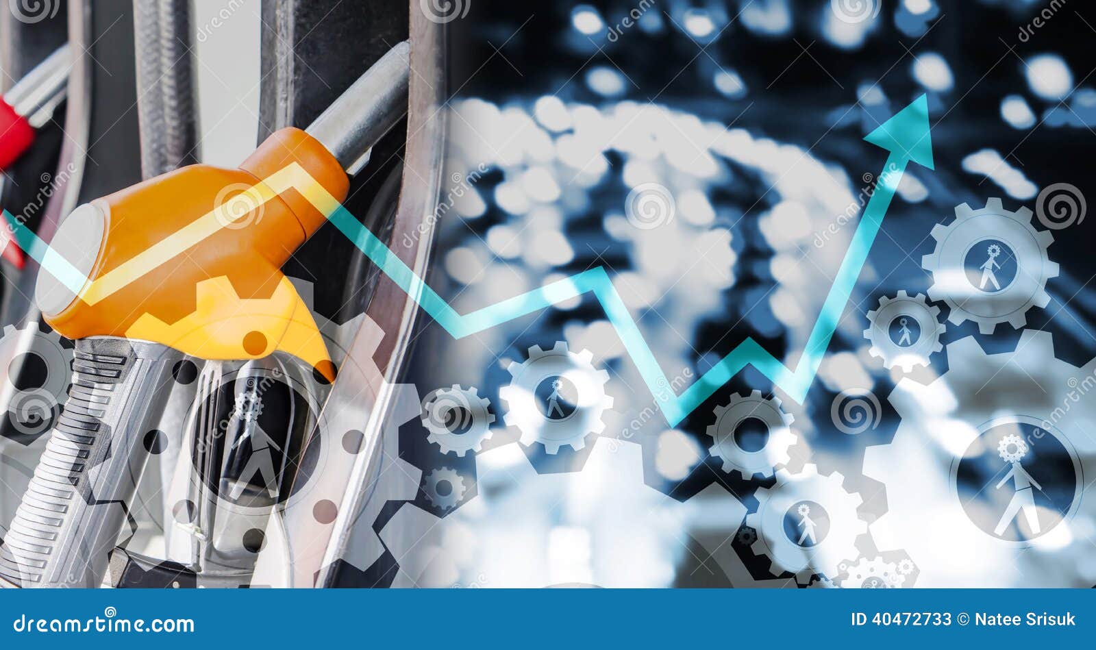 Oil business concepts stock illustration. Illustration of business