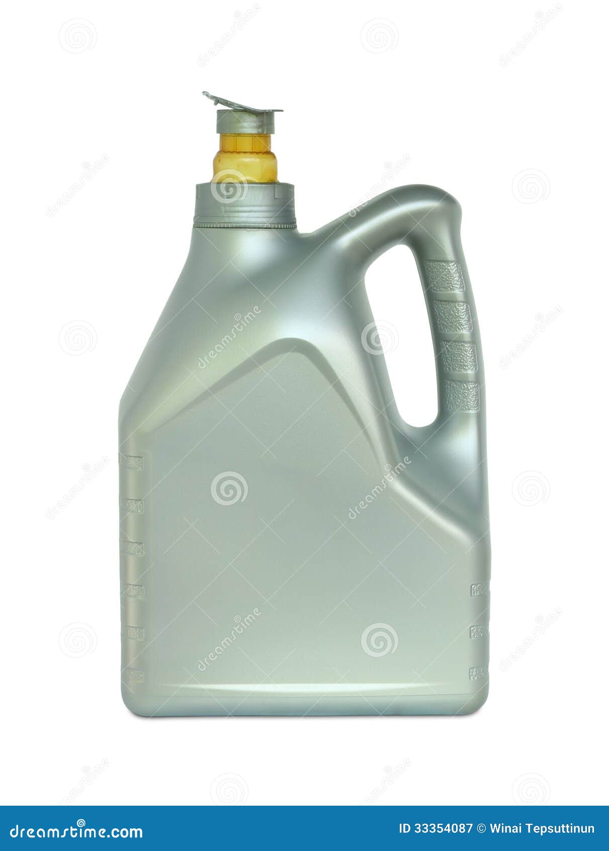 Oil can stock image. Image of plastic, tank, pail, isolated - 33354087