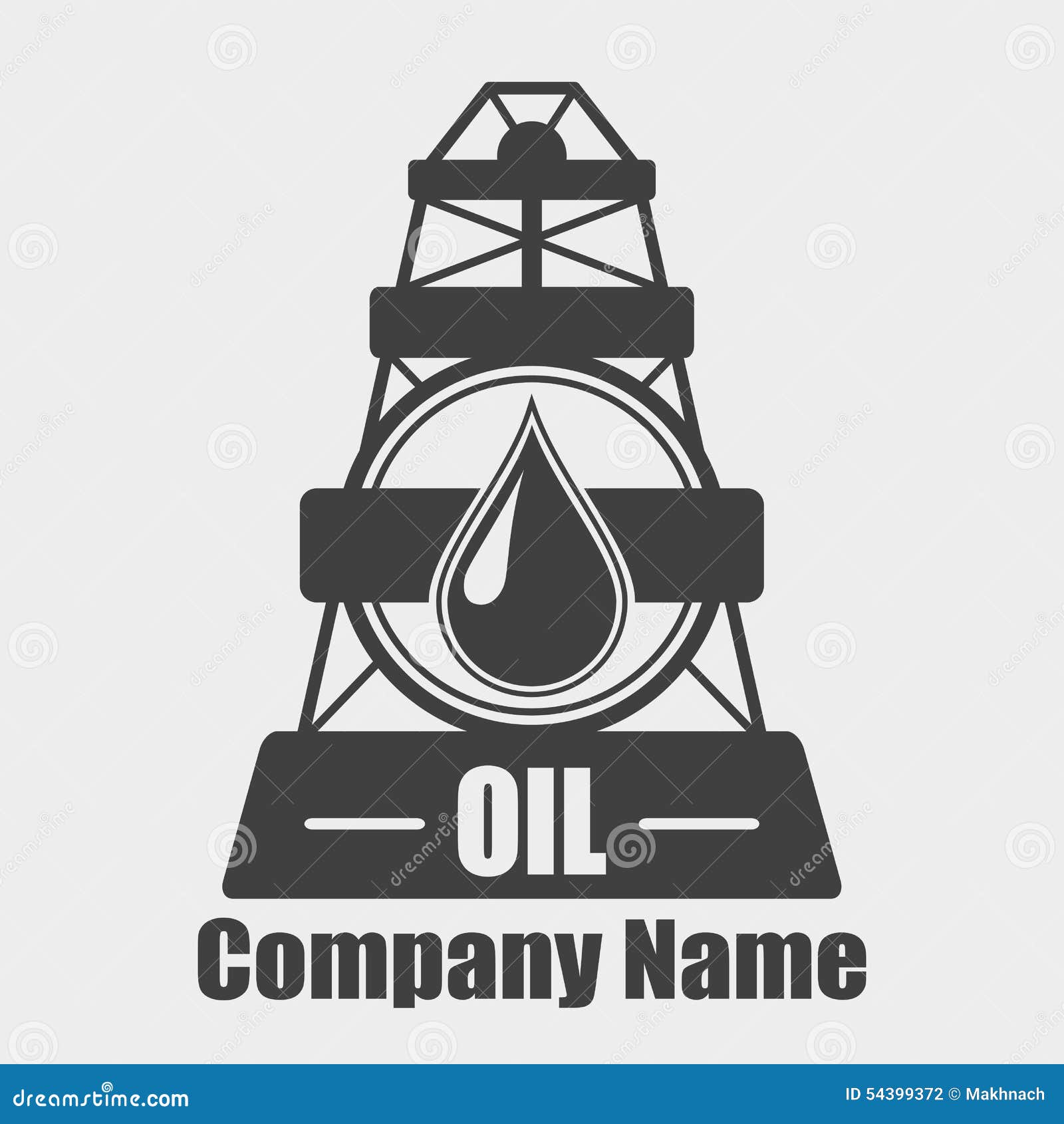 Oil Company Logo stock vector. Illustration of natural 54399372