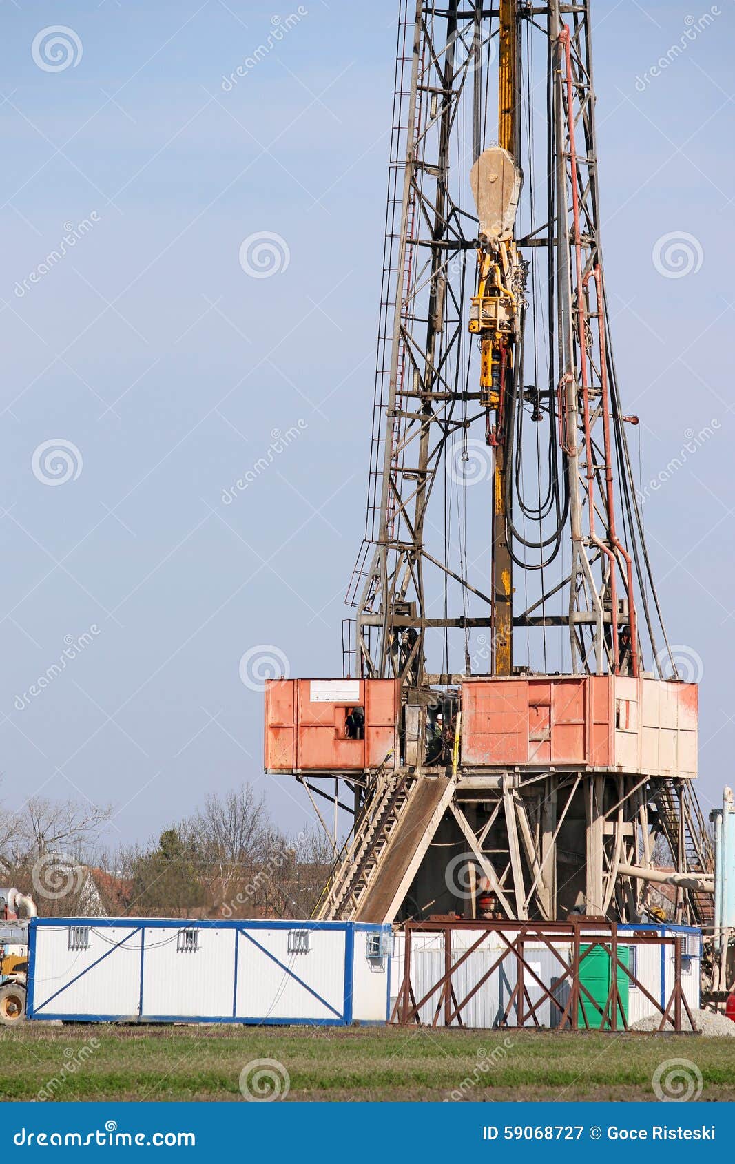 Oil Drilling Rig and Equipment Stock Image Image of outdoor, platform