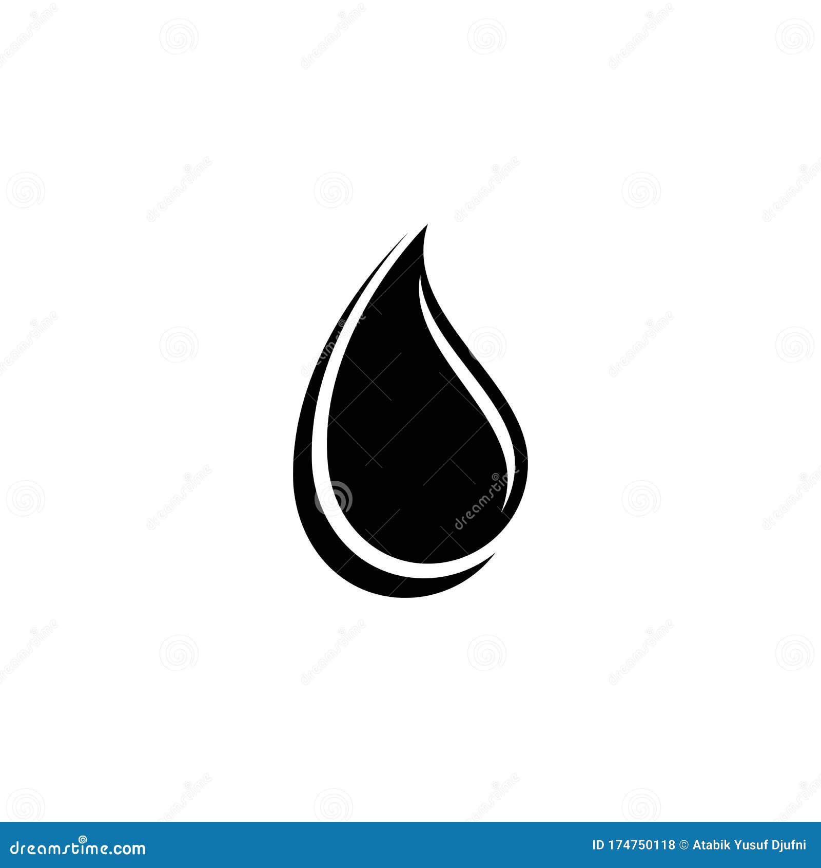 Oil Drop Icon Vector Illustration Stock Vector Illustration of