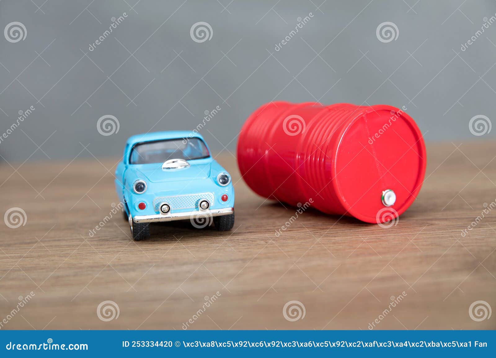 Oil drum and car model stock photo. Image of life, model 253334420