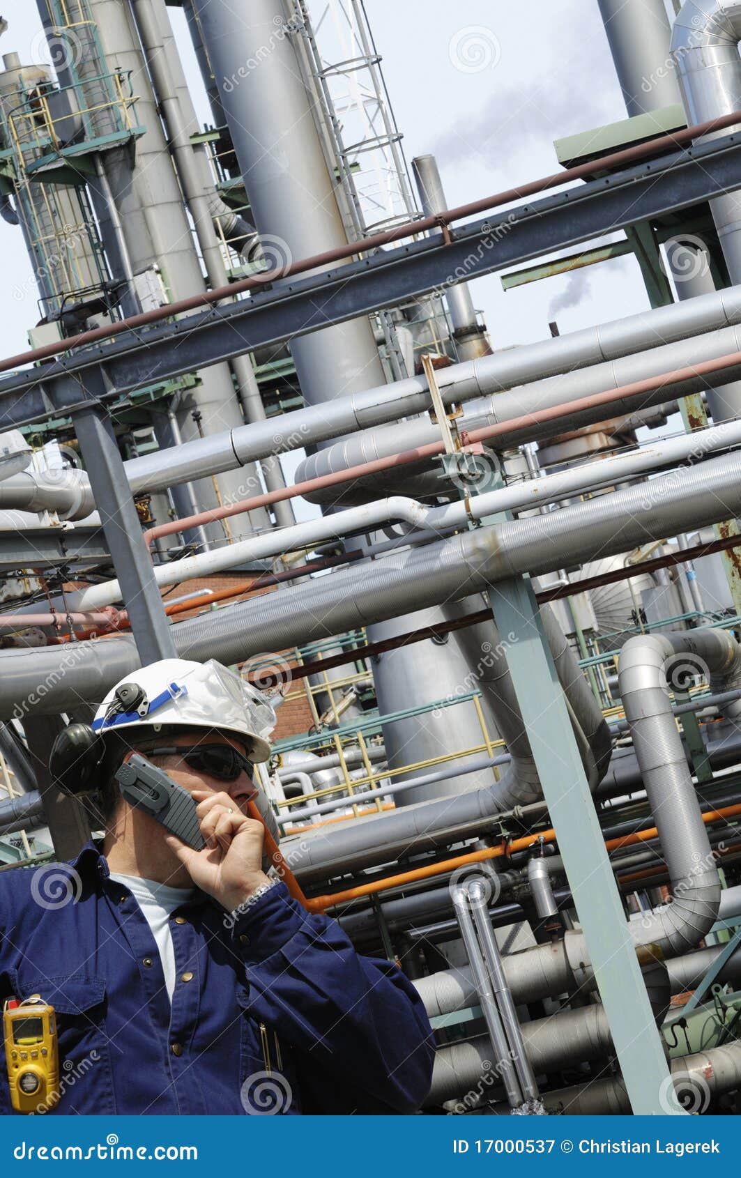 Oil engineer and industry stock image. Image of industry 17000537