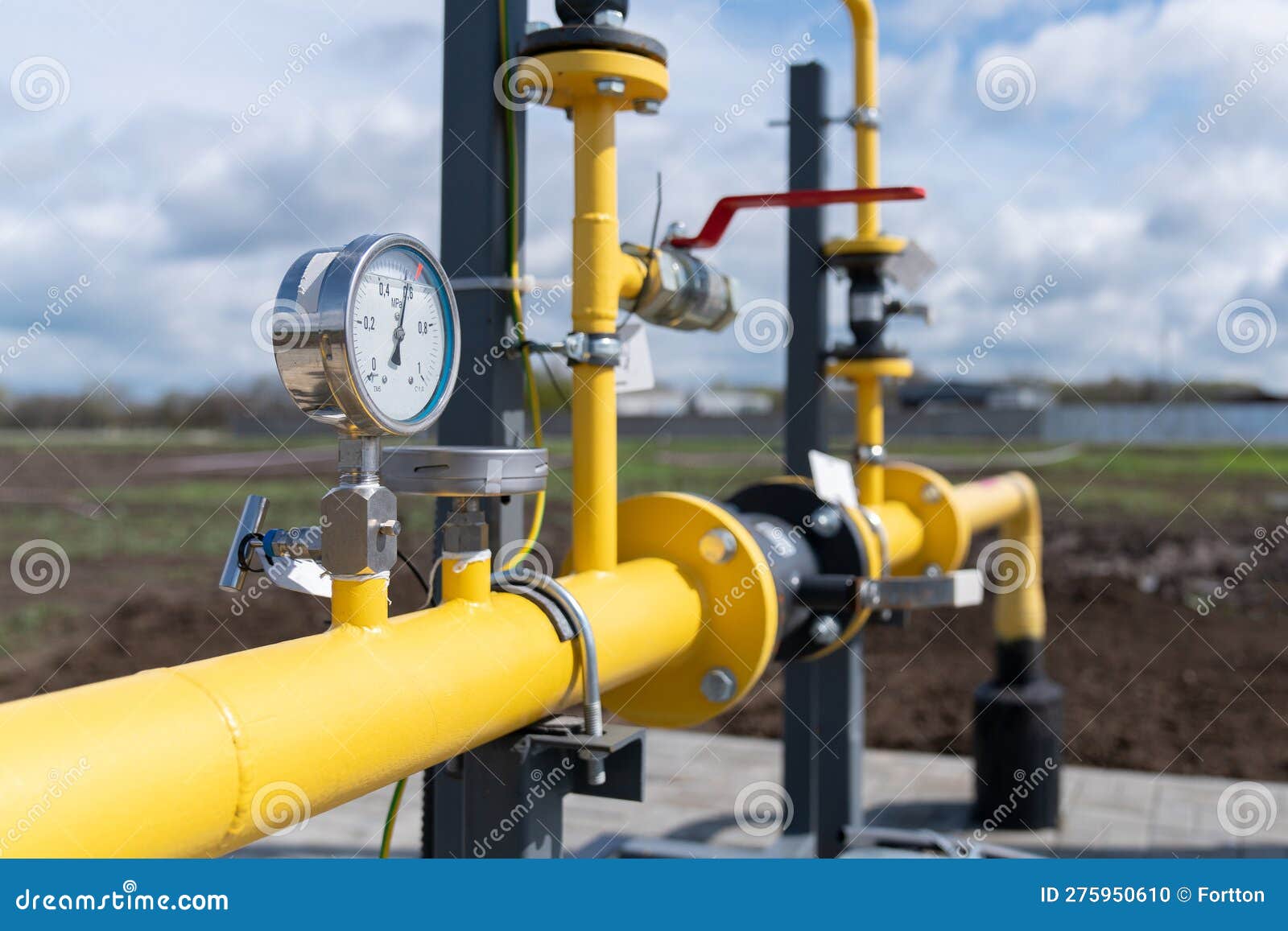 Oil or Gas Industry. Fuel Distribution System Stock Photo Image of