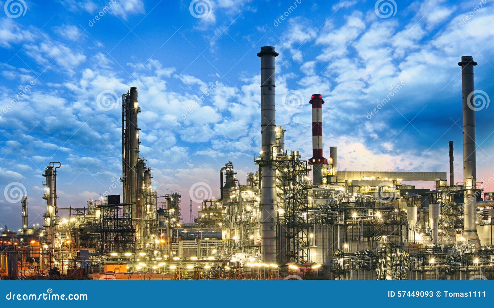 oil and gas industry - refinery, factory, petrochemical plant