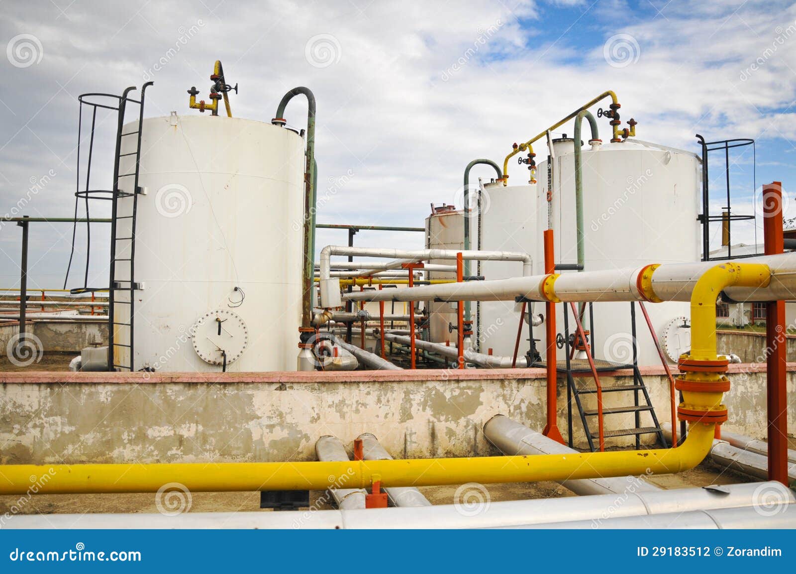Oil and Gas Processing Plant Stock Photo Image of petroleum, flare