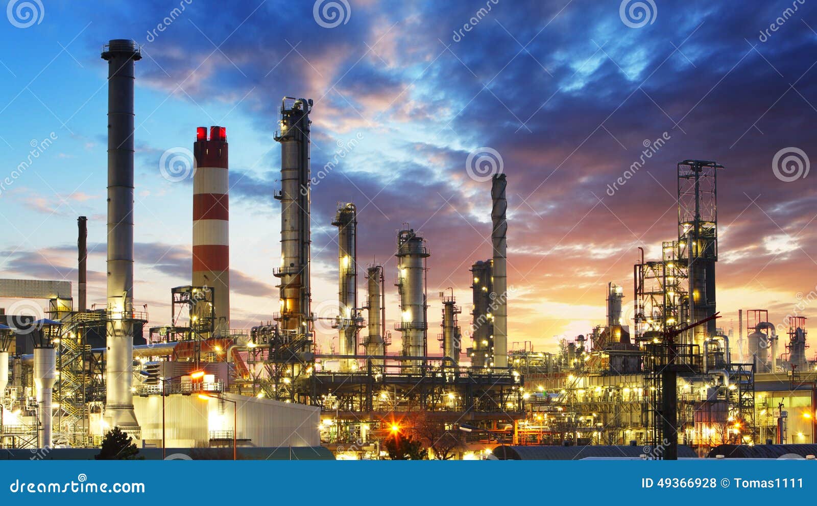 oil and gas refinery, power industry