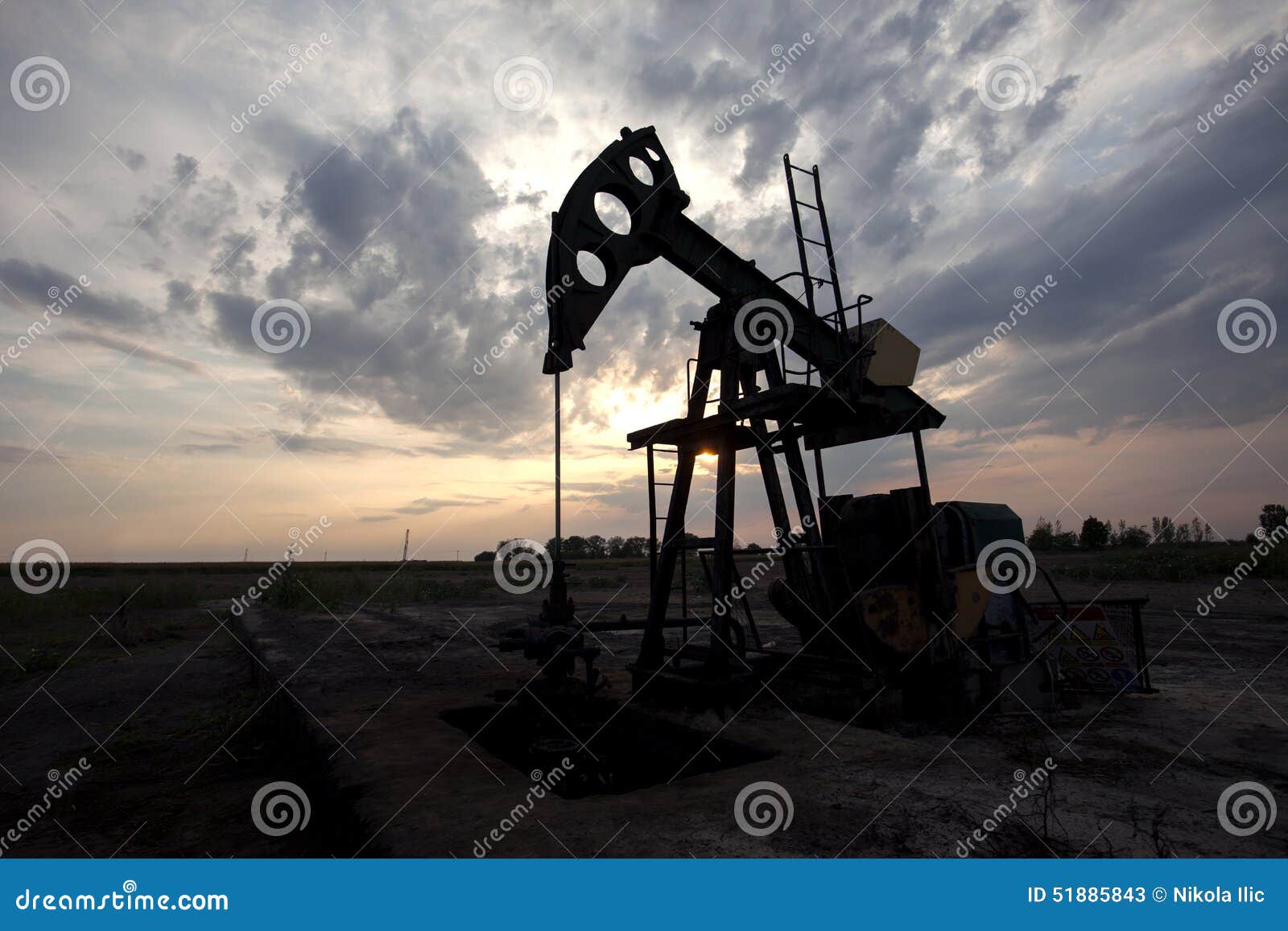 Oil Horse Head Pump in the Field Stock Image Image of horse, crude