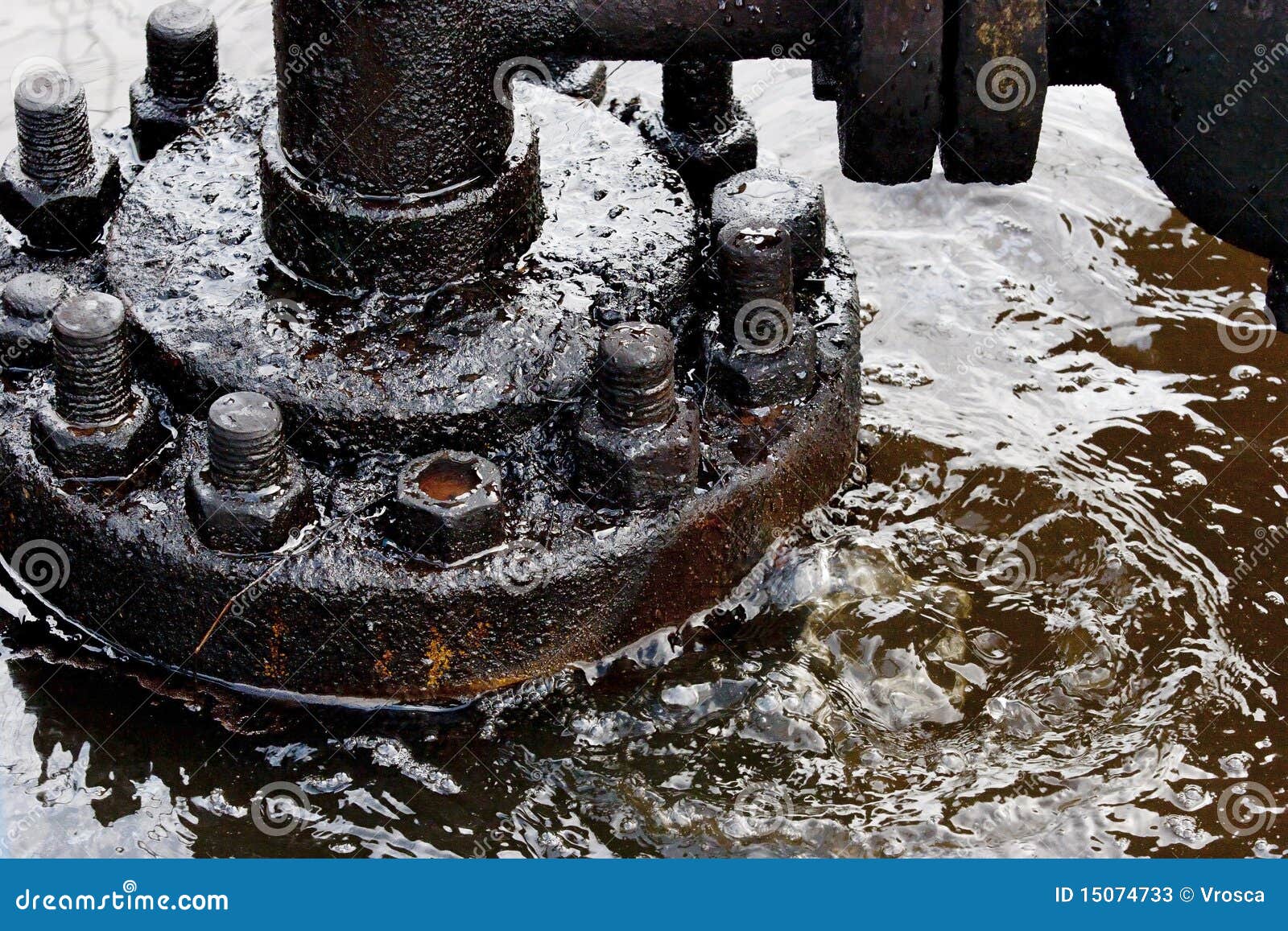 Oil leak stock image. Image of water, black, leak, energy - 15074733