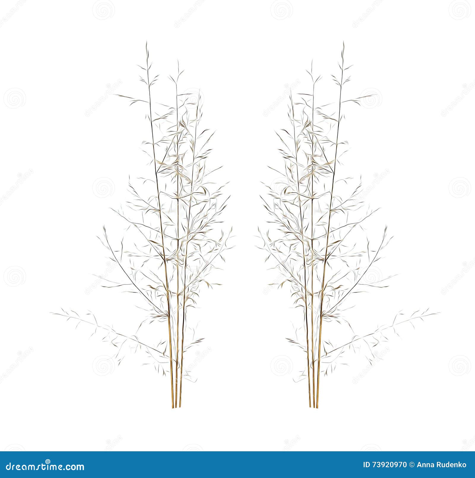 Oil paint dry grass stock illustration. Illustration of grass 73920970