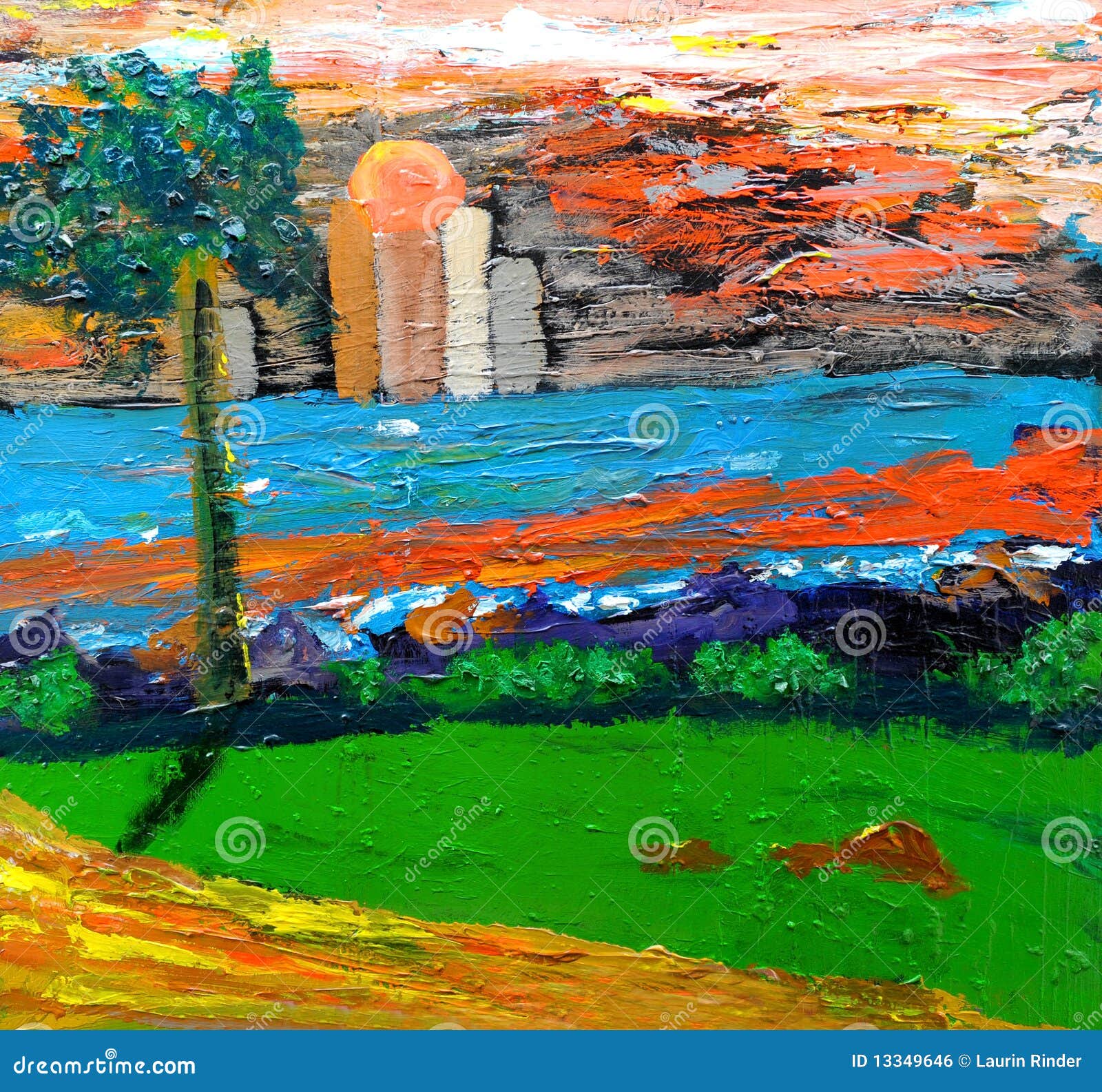 Oil Painting stock illustration. Illustration of abstract 13349646