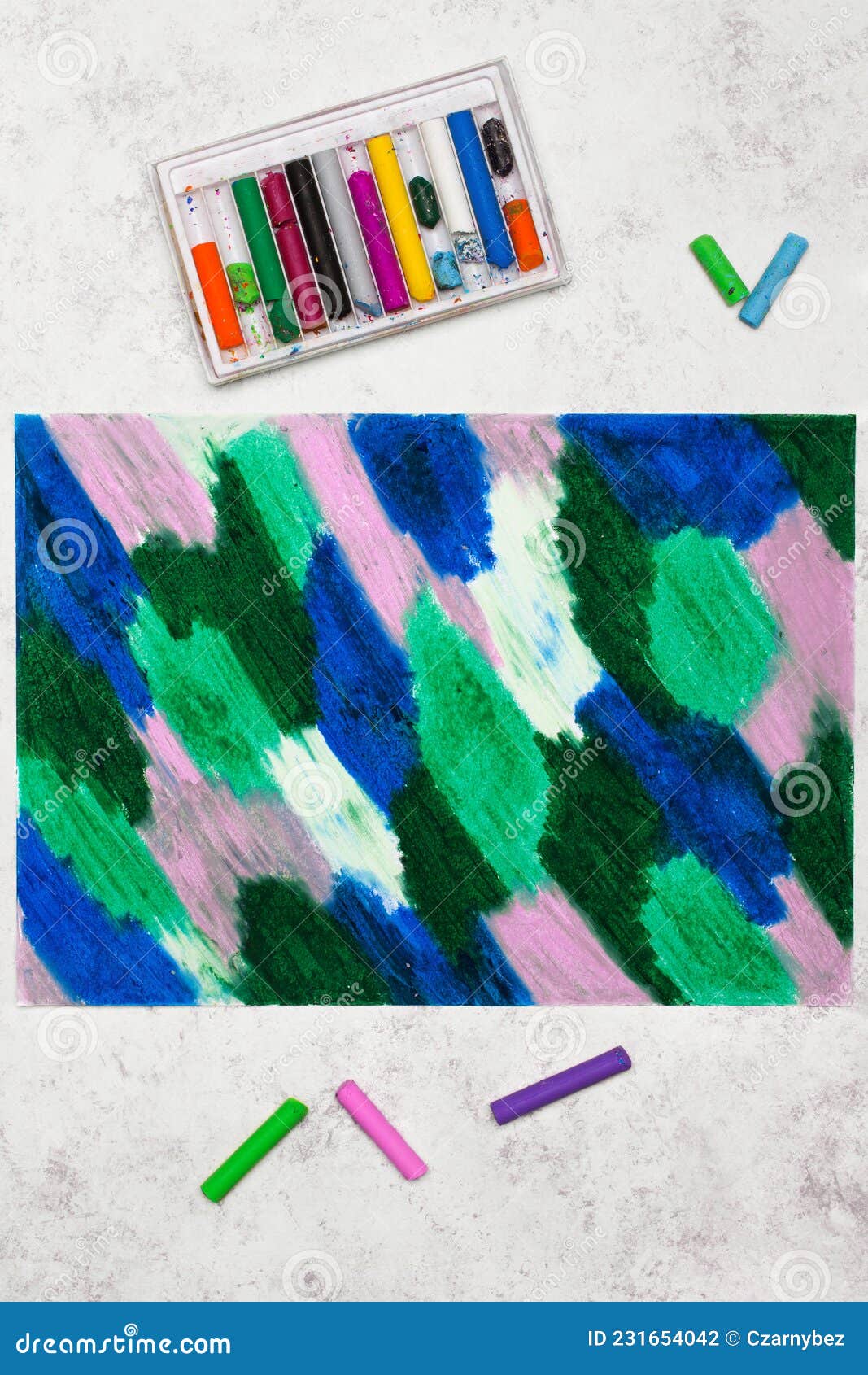 Oil pastel crayons Stock Photo by ©shirotie 63371203